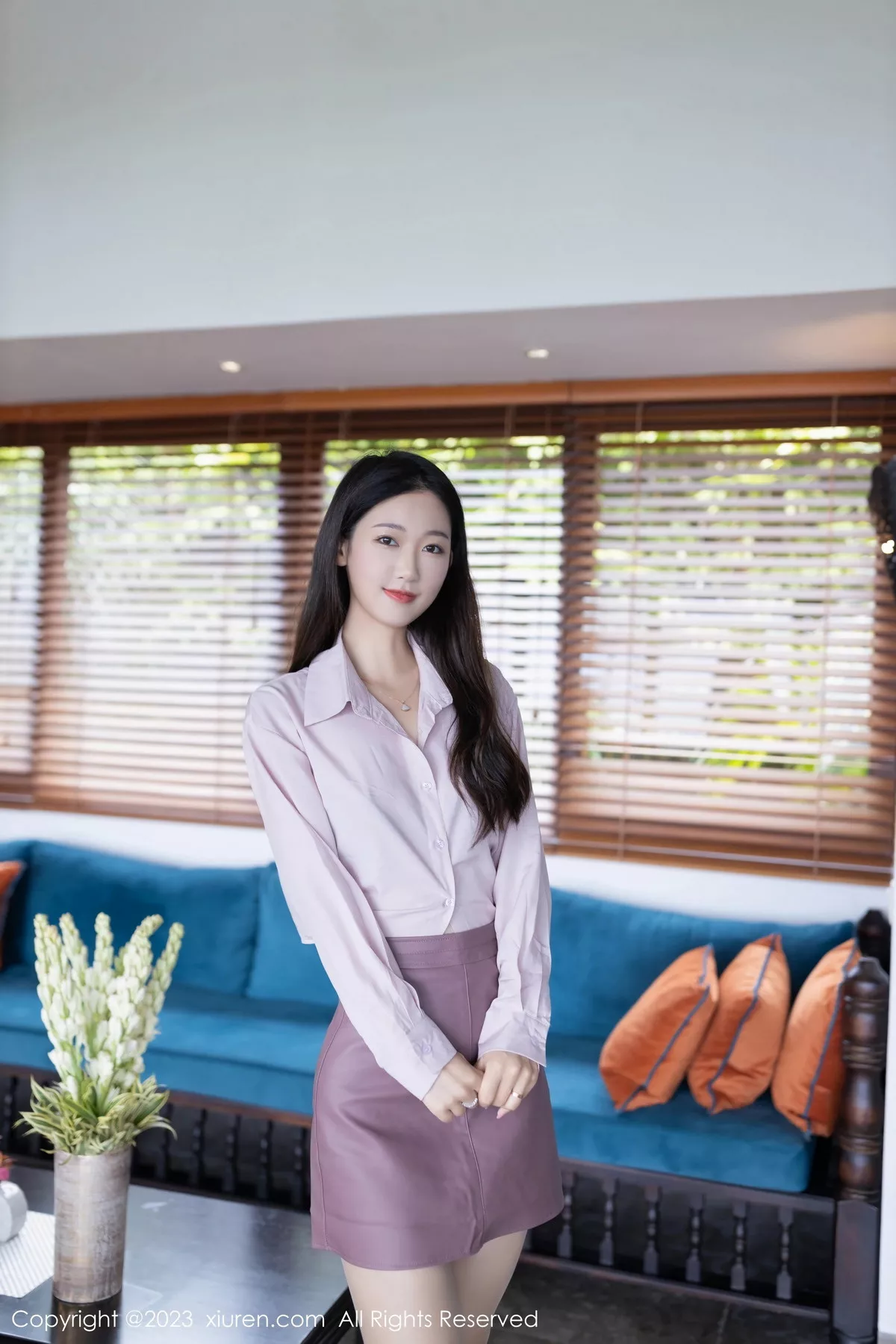 秀人集.com_[XiuRen秀人网]No.7482_模特唐安琪性感粉灰色上衣露黑色蕾丝内衣配超薄肉丝诱惑写真79P