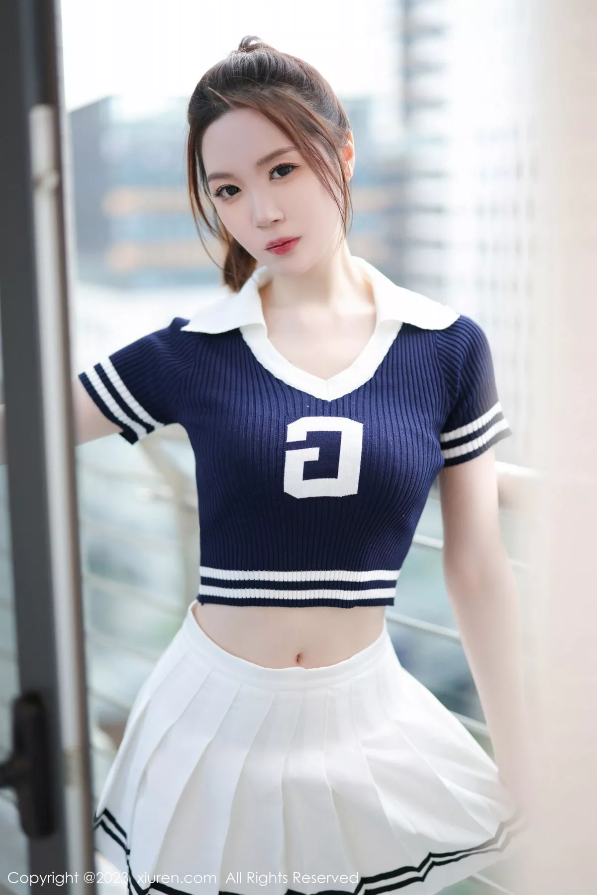 秀人集.com_[XiuRen秀人网]No.7416_模特梦心玥性感运动服饰穿搭粉色蕾丝内衣配白丝袜迷人诱惑写真81P