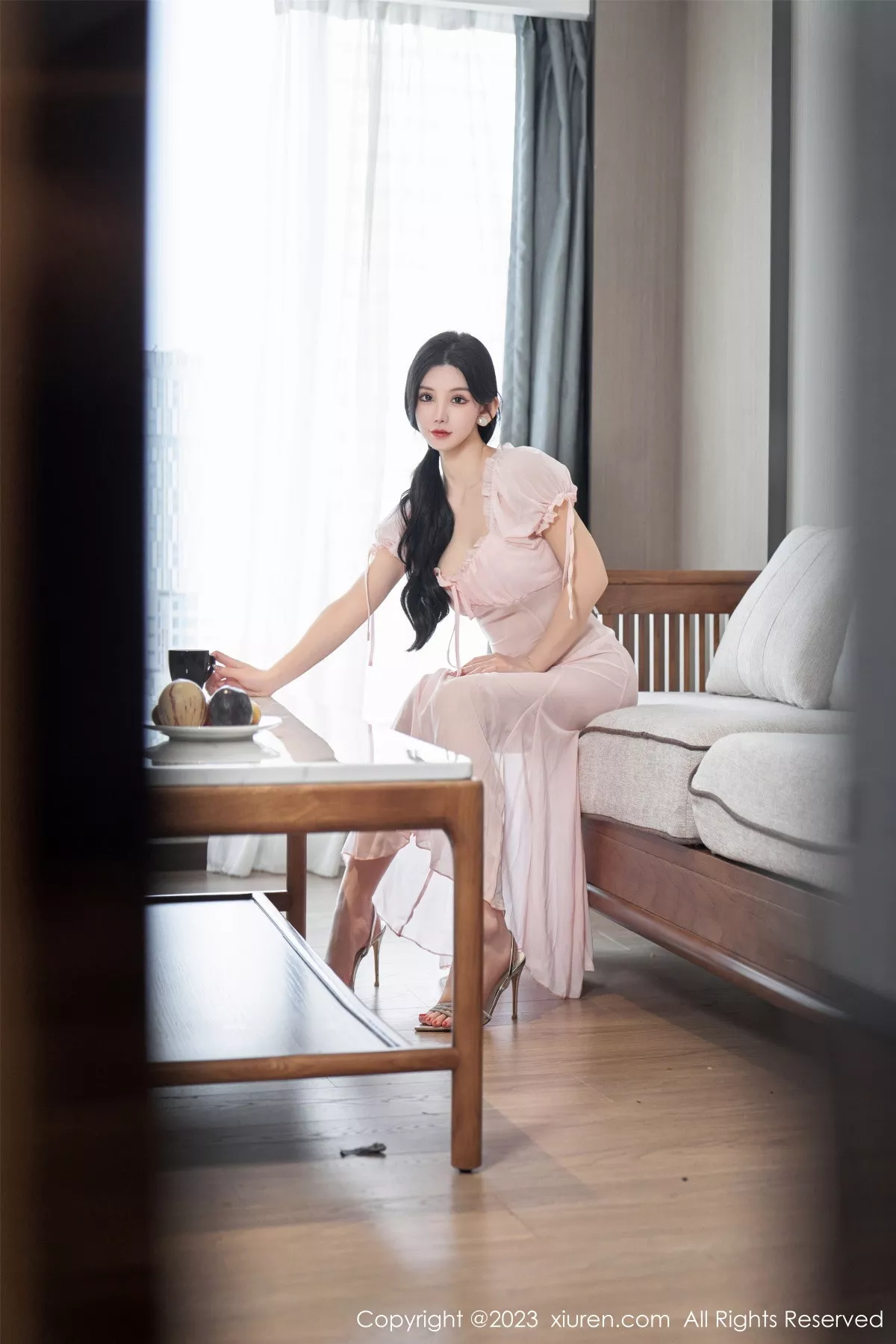 秀人集.com_[XiuRen秀人网]No.7615_女神周于希Sally私房性感粉色薄纱长裙透视秀惹火身材诱惑写真120P