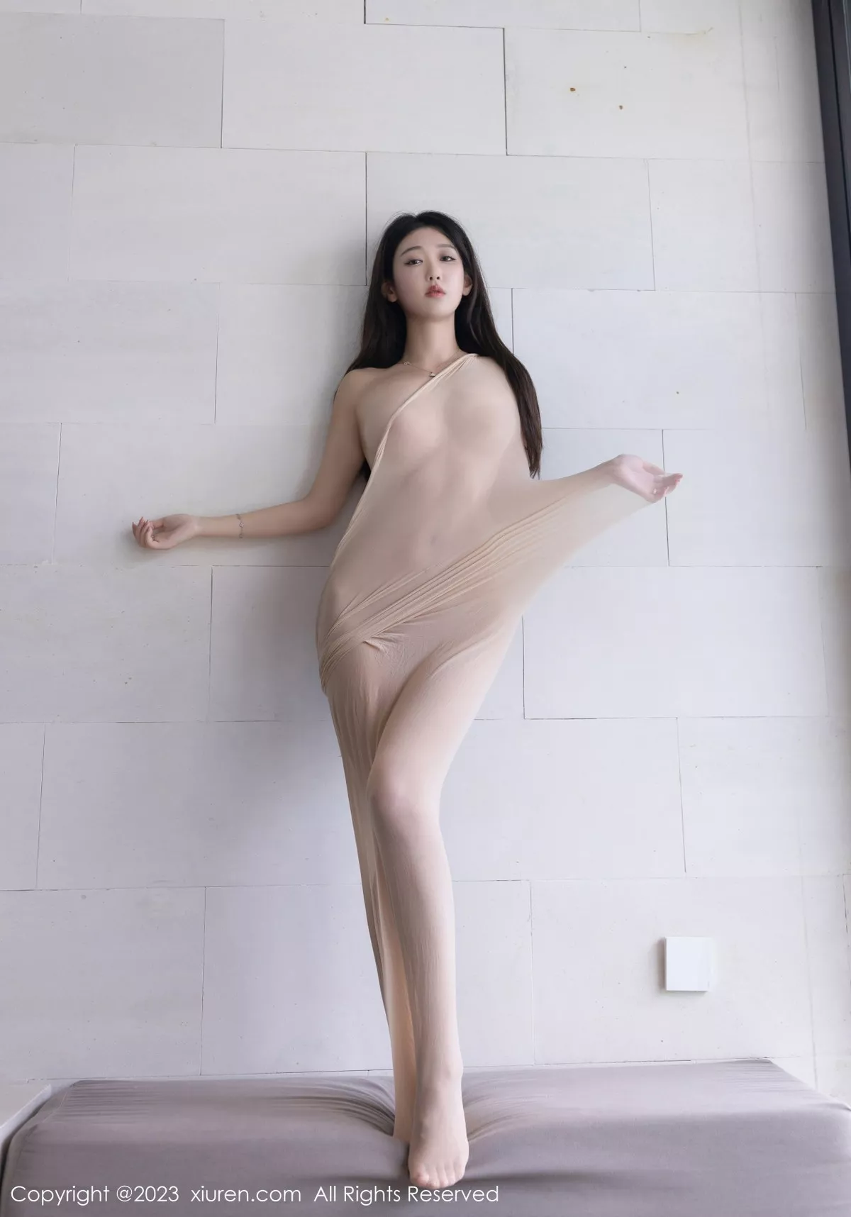 秀人集.com_[XiuRen秀人网]No.7621_模特唐安琪装在套子的人主题轻透薄纱裹身秀惹火身材诱惑写真79P