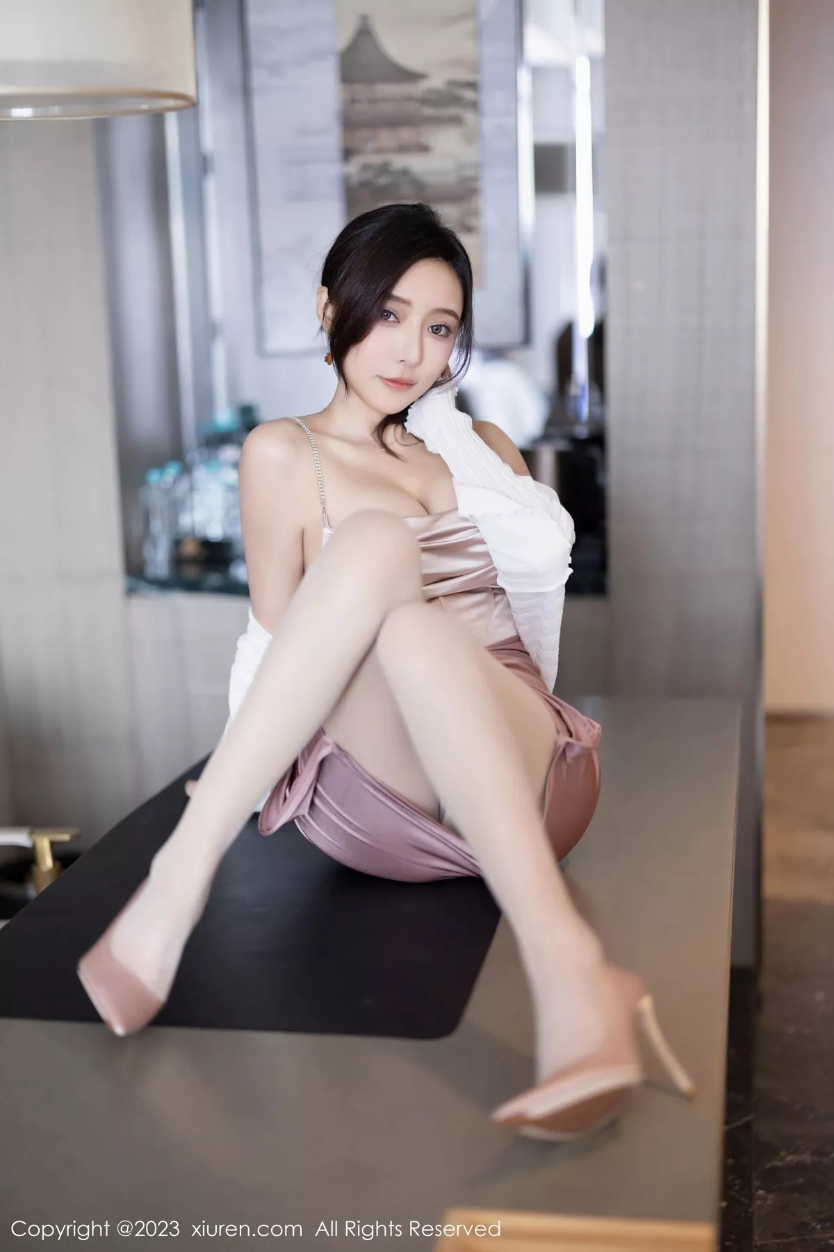 秀人集.com_[XiuRen秀人网]No.7640_女神王馨瑶yanni粉色连衣短裙+黑色情趣服秀完美身材诱惑写真88P