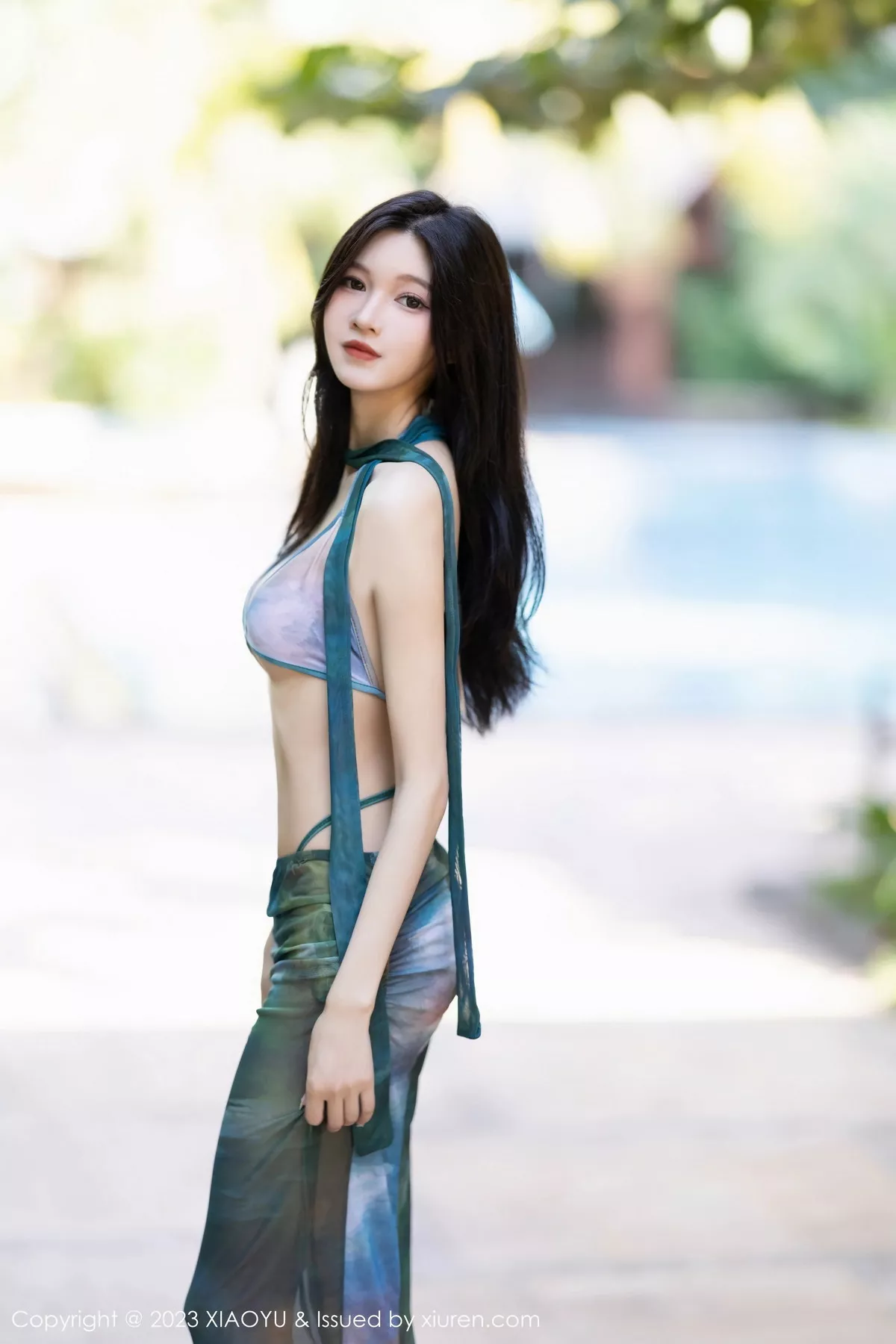 秀人集.com_[XiaoYu画语界]Vol.1146_模特程程程性感墨绿色比基尼+红色开胸服饰秀曼妙身姿诱惑写真86P