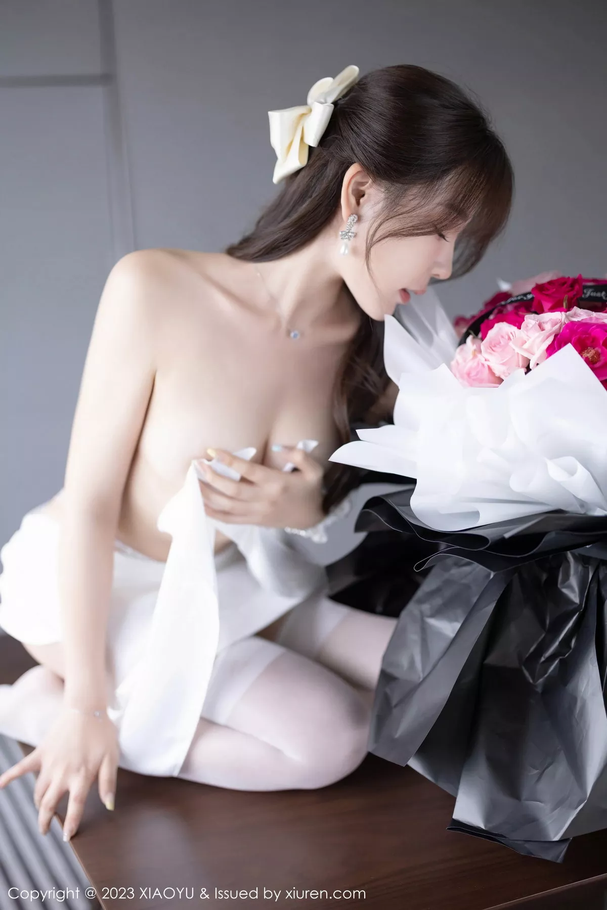 秀人集.com_[XiaoYu画语界]Vol.1131_女神徐莉芝Booty白色连衣短裙+黑色情趣服秀曼妙身姿诱惑写真88P