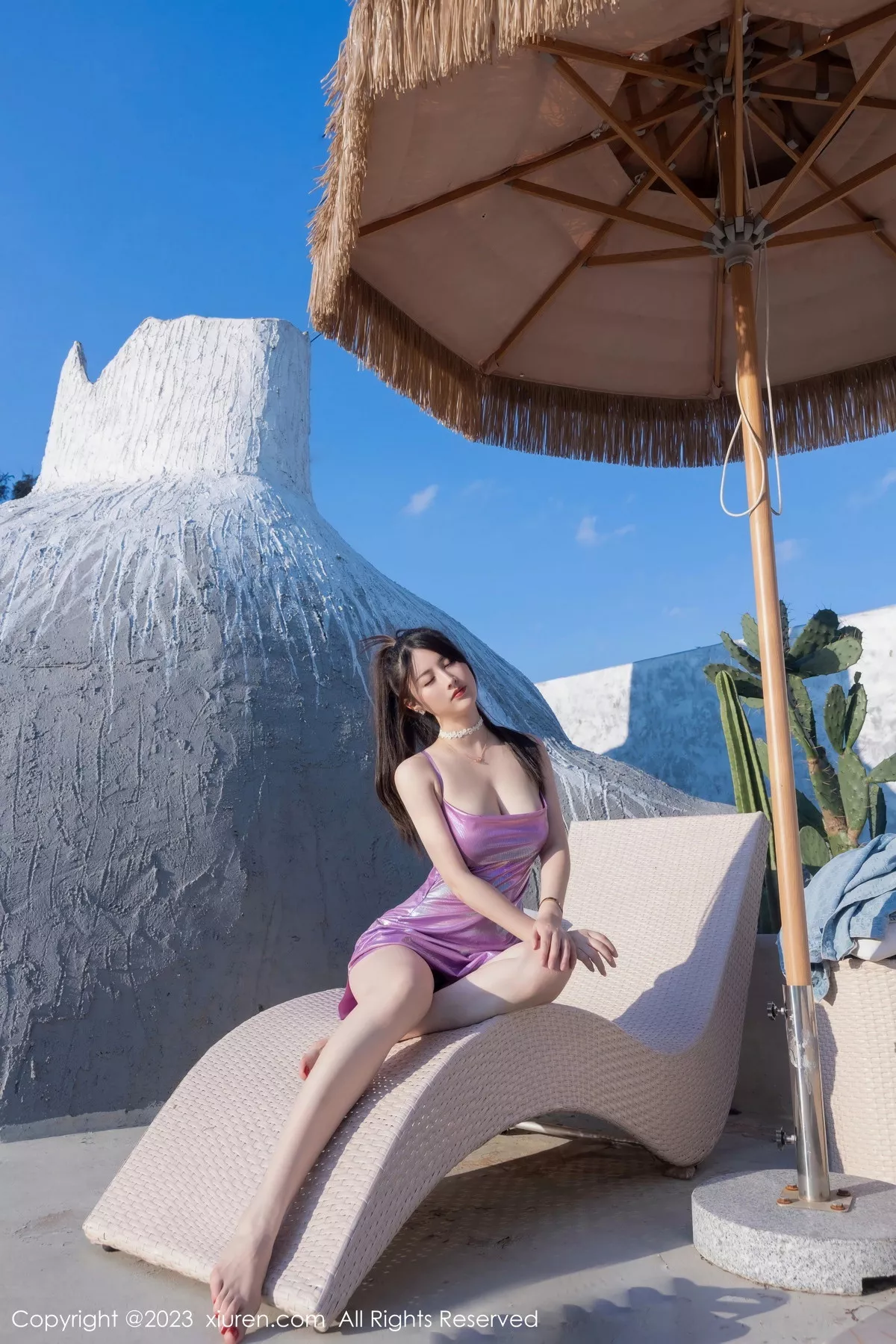 秀人集.com_[XiuRen秀人网]No.7565_模特诗诗kiki性感紫色吊带短裙+蓝灰死库水秀惹火身材诱惑写真80P