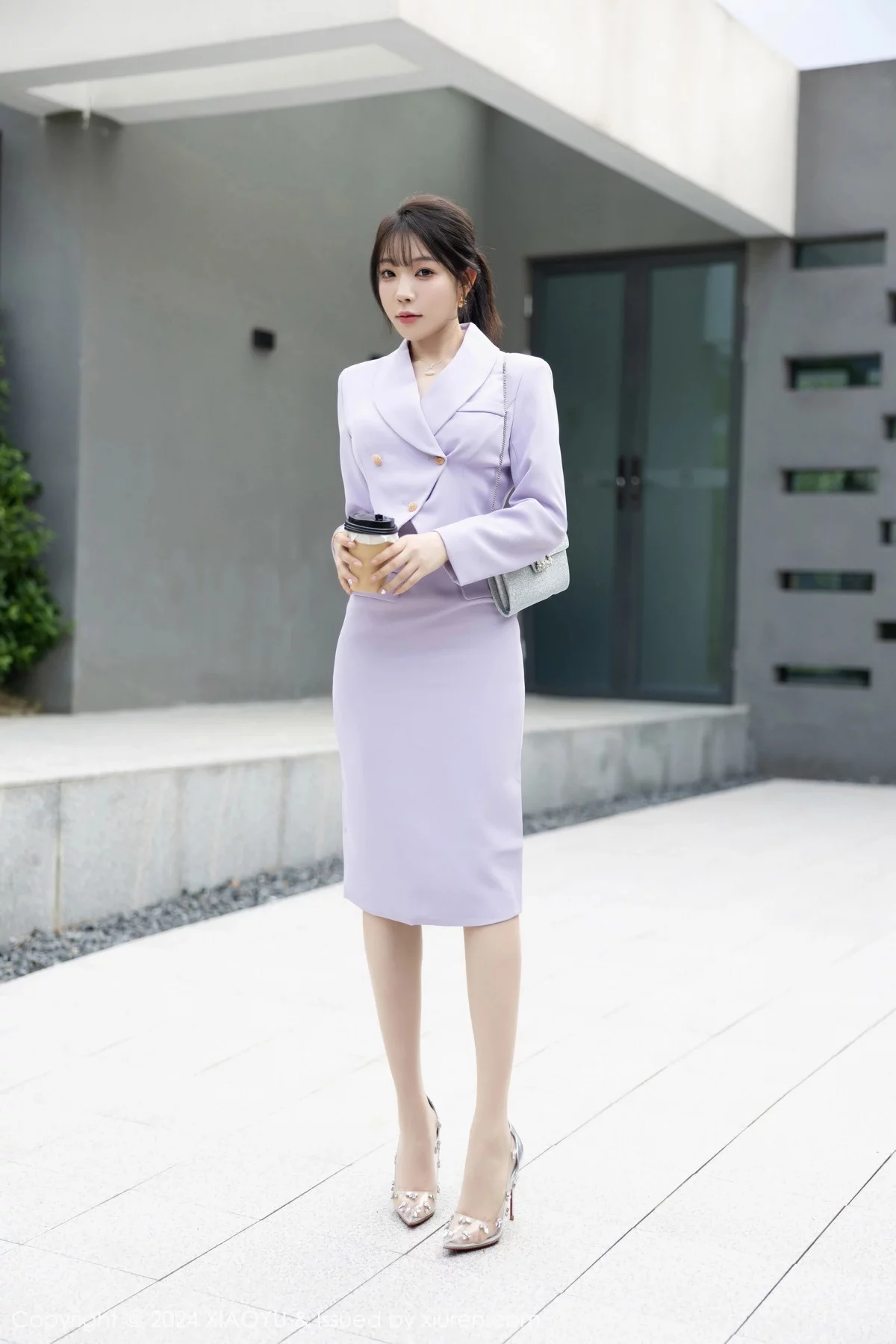 秀人集.com_[XiaoYu画语界]Vol.1178_女神徐莉芝Booty性感淡紫短裙套装露淡紫蕾丝内衣迷人诱惑写真88P