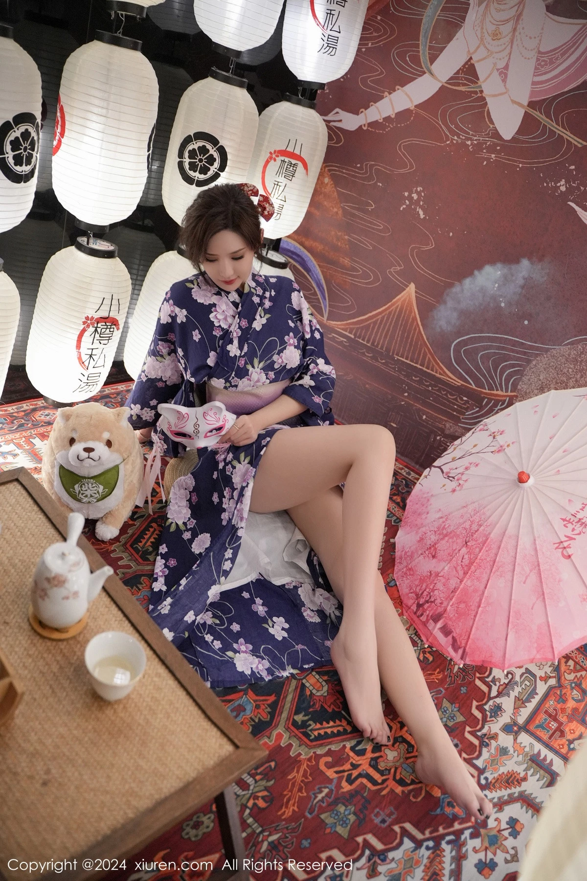 秀人集.com_[XiuRen秀人网]No.7975_女神Carol周妍希深蓝色日式和服配超薄肉丝秀丰满身材诱惑写真70P