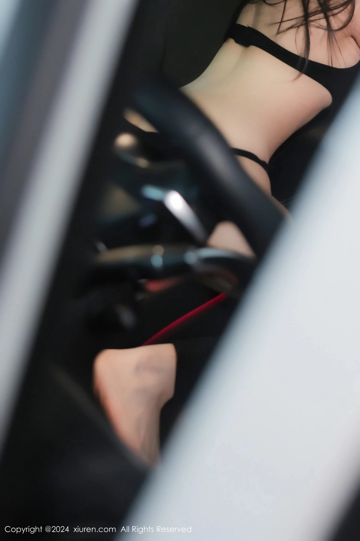 秀人集.com_[XiuRen秀人网]No.8171_模特林幼一大G场景性感黑色紧身情趣服秀翘臀美腿撩人诱惑写真80P
