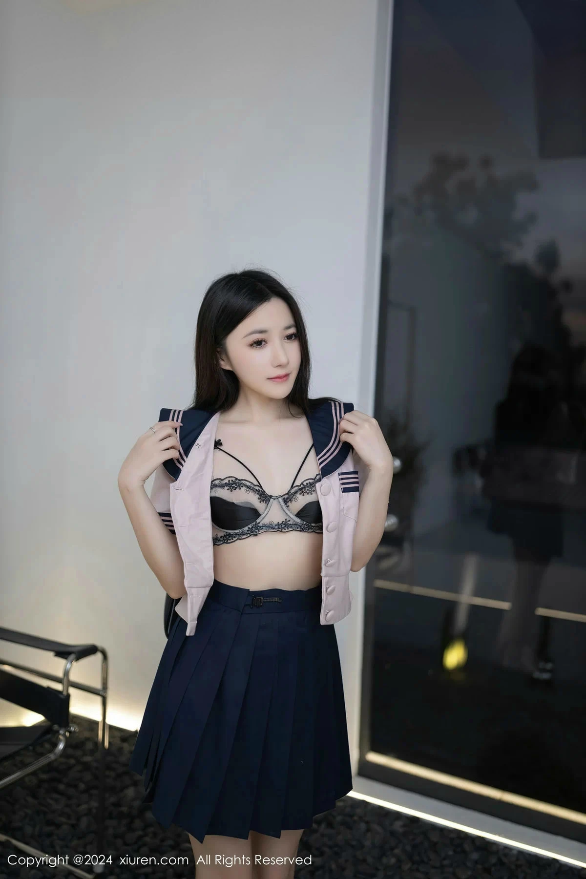 秀人集.com_[XiuRen秀人网]No.8244_模特鱼子酱Fish性感JK制服配情趣内衣秀曼妙身姿迷人诱惑写真80P