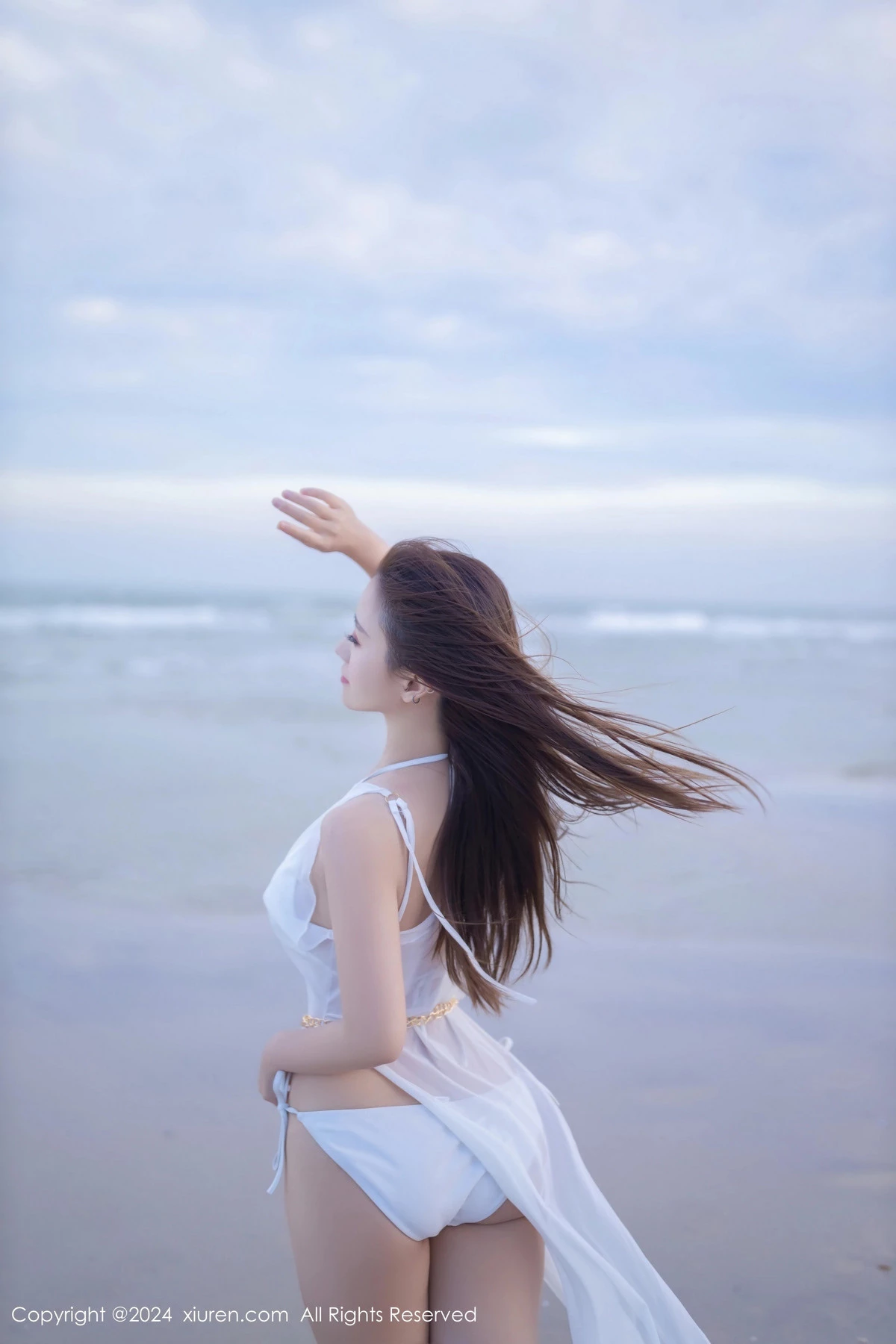 秀人集.com_[XiuRen秀人网]No.8123_模特杏子Yada户外性感白色比基尼服饰秀完美身材迷人诱惑写真81P