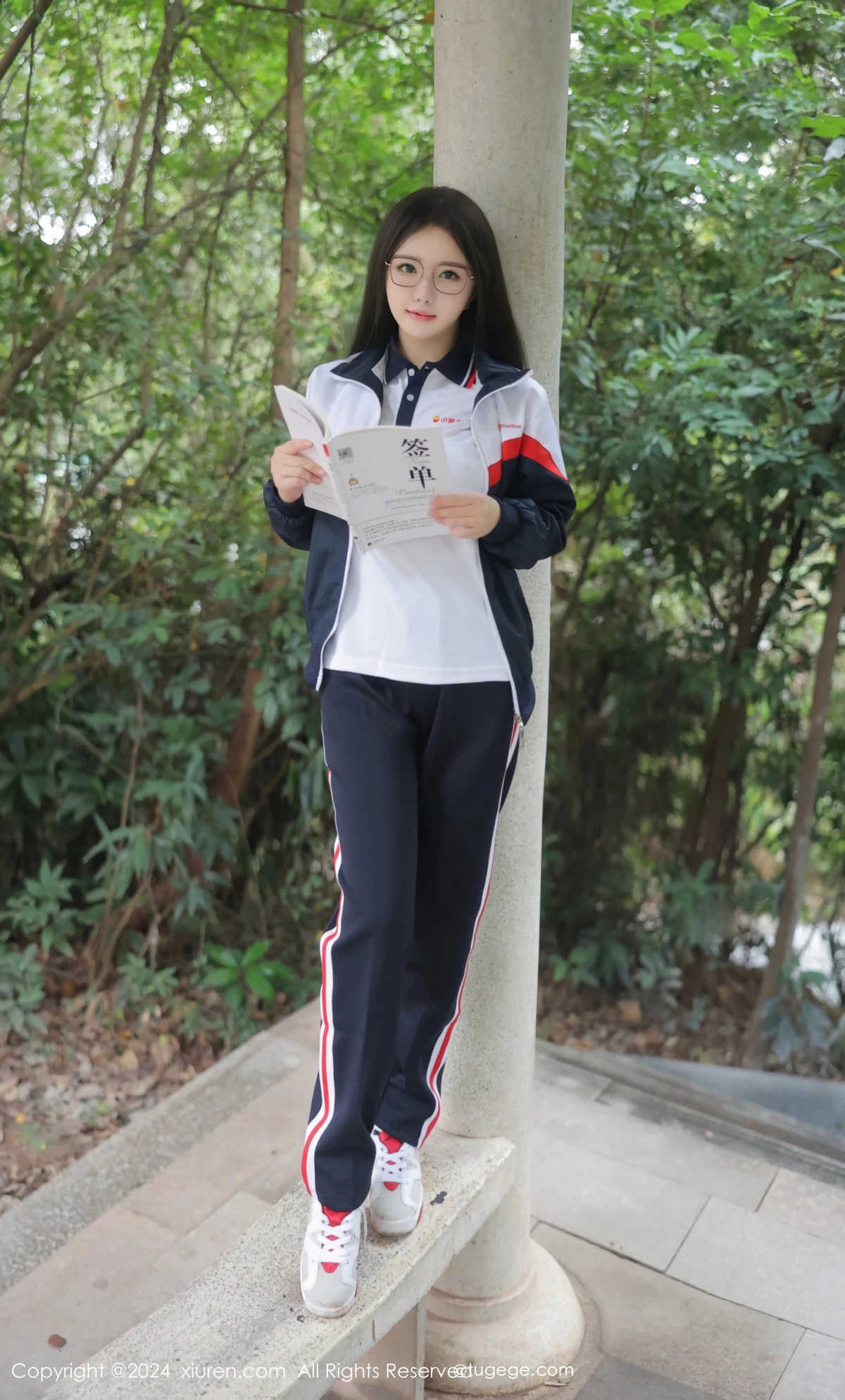 秀人集.com_[XiuRen秀人网]No.8335_模特小薯条nienie户外性感学生运动装露超薄肉丝撩人诱惑写真88P