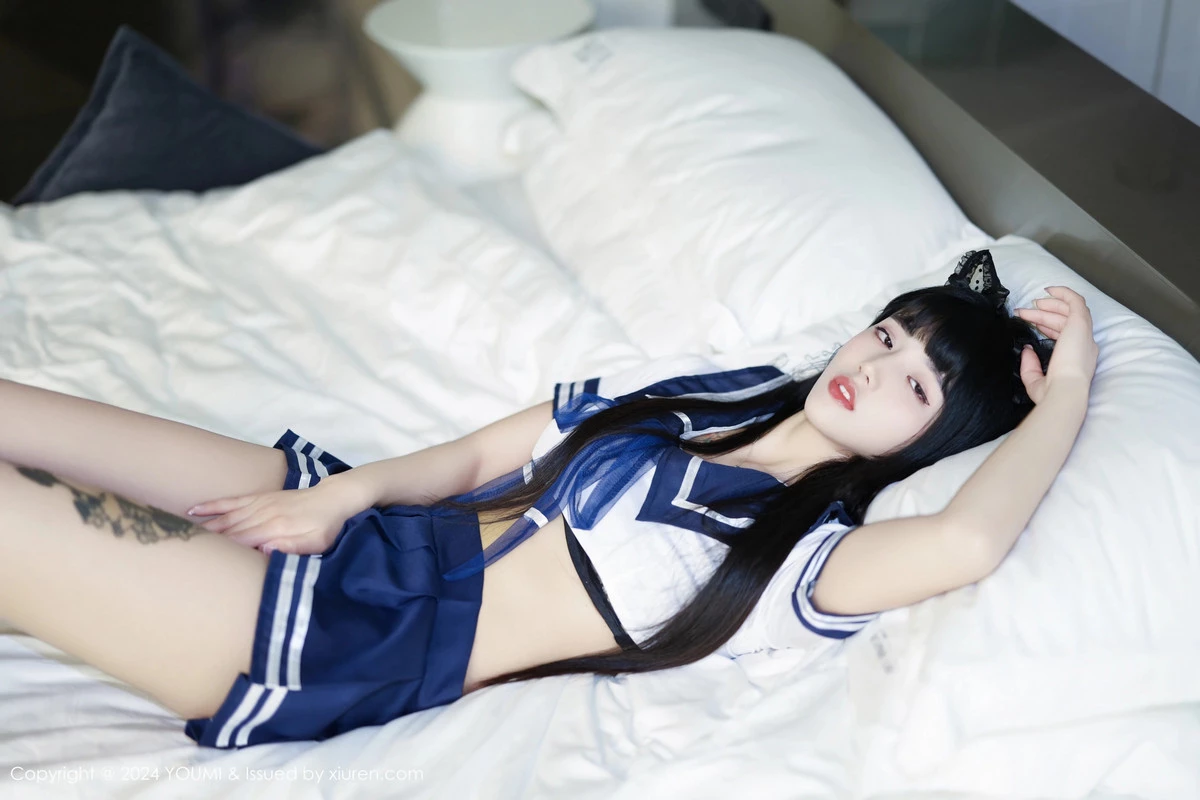 秀人集.com_[YouMi尤蜜荟]Vol.1048_模特赵可欣baby性感超短JK制服配白色丝袜秀曼妙身姿完美写真51P