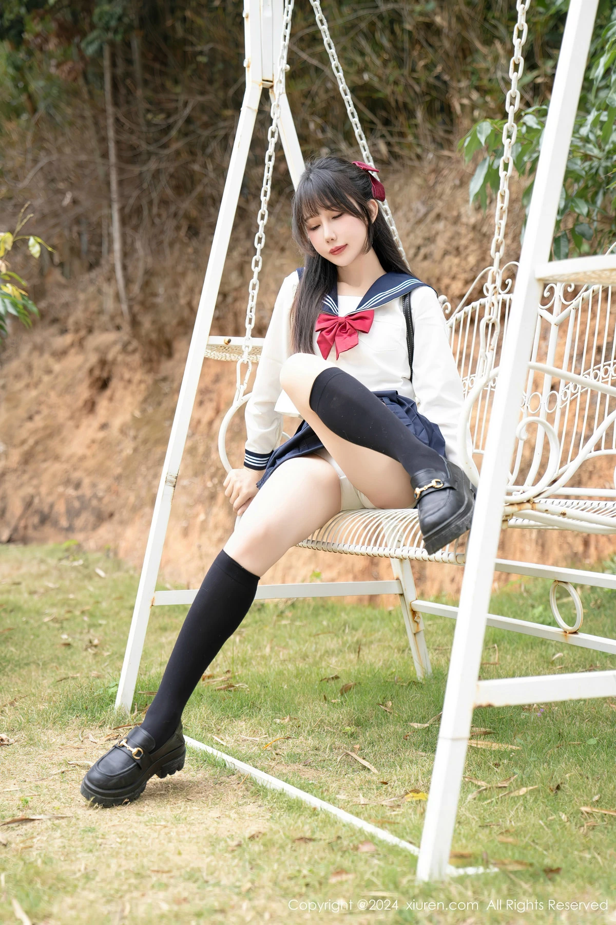 秀人集.com_[XiuRen秀人网]No.8365_模特波巧酱长白山旅拍性感学妹制服配黑丝袜秀曼妙身姿诱惑写真85P