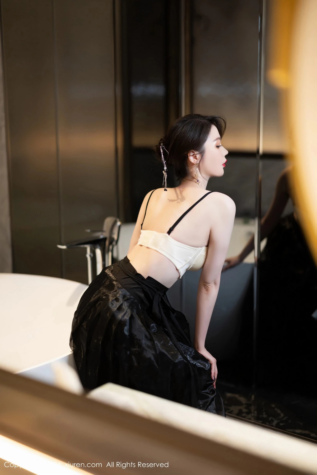 秀人集.com_[XiuRen秀人网]No.8465_模特梦心玥性感黑色长裙露浅黄色内衣秀高挑曼妙身姿诱惑写真82P