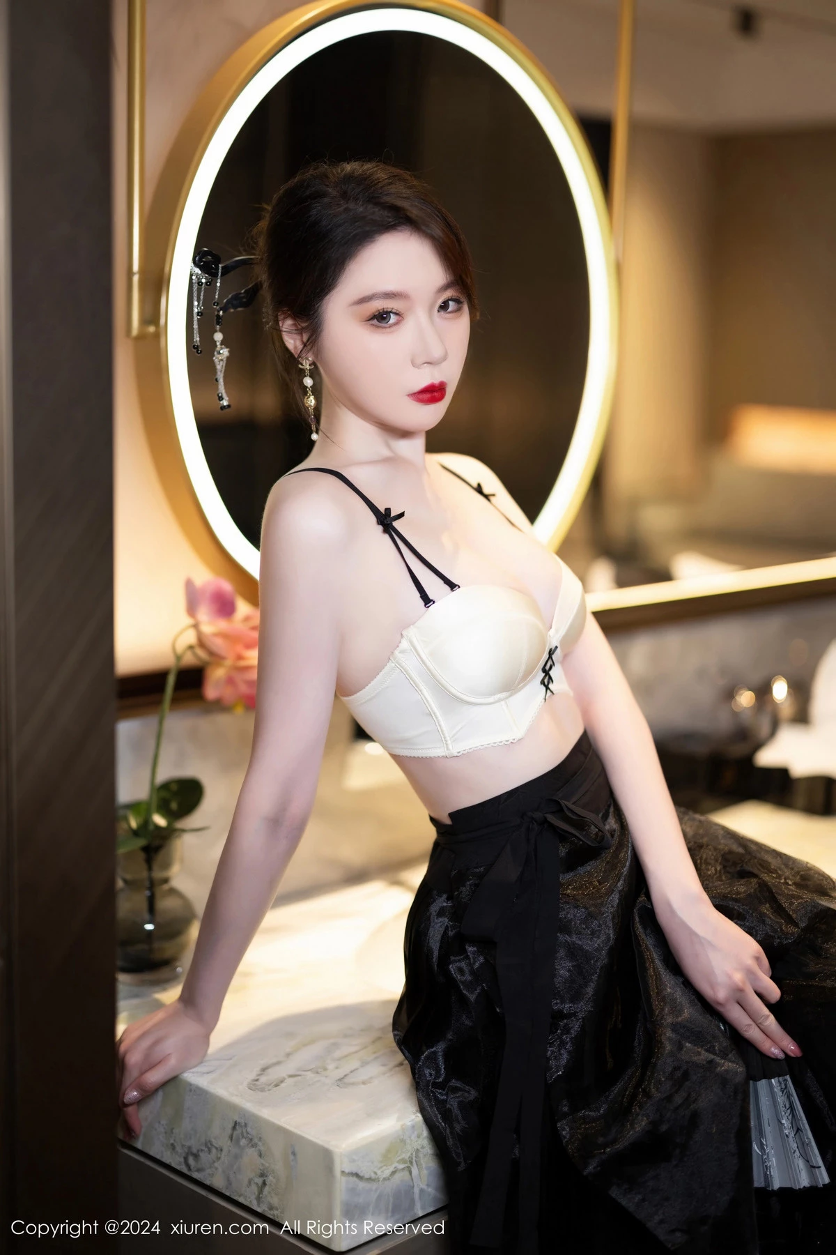 秀人集.com_[XiuRen秀人网]No.8465_模特梦心玥性感黑色长裙露浅黄色内衣秀高挑曼妙身姿诱惑写真82P