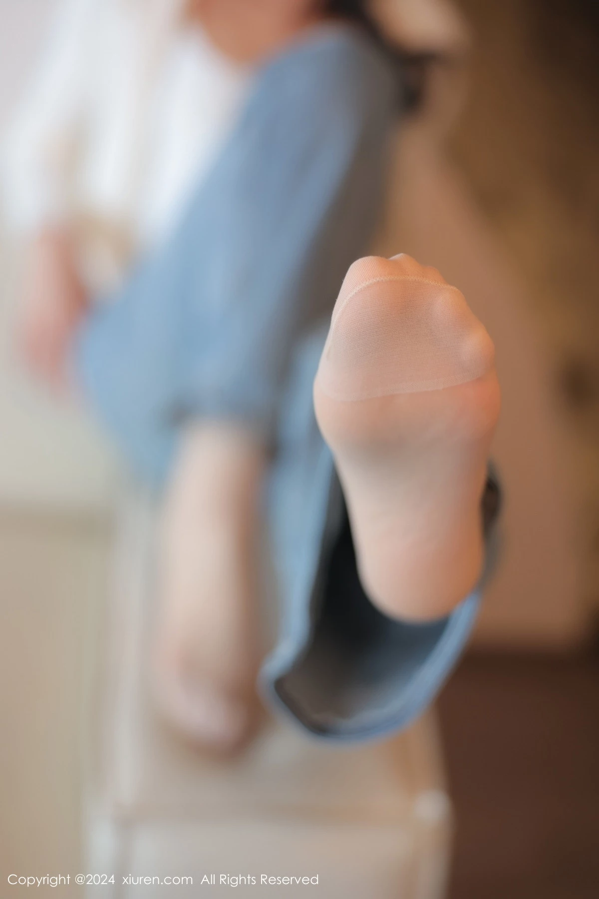 秀人集.com_[XiuRen秀人网]No.8427_模特桃妖夭性感蓝色内衣配牛仔裤露超薄肉丝秀曼妙身姿诱惑写真96P