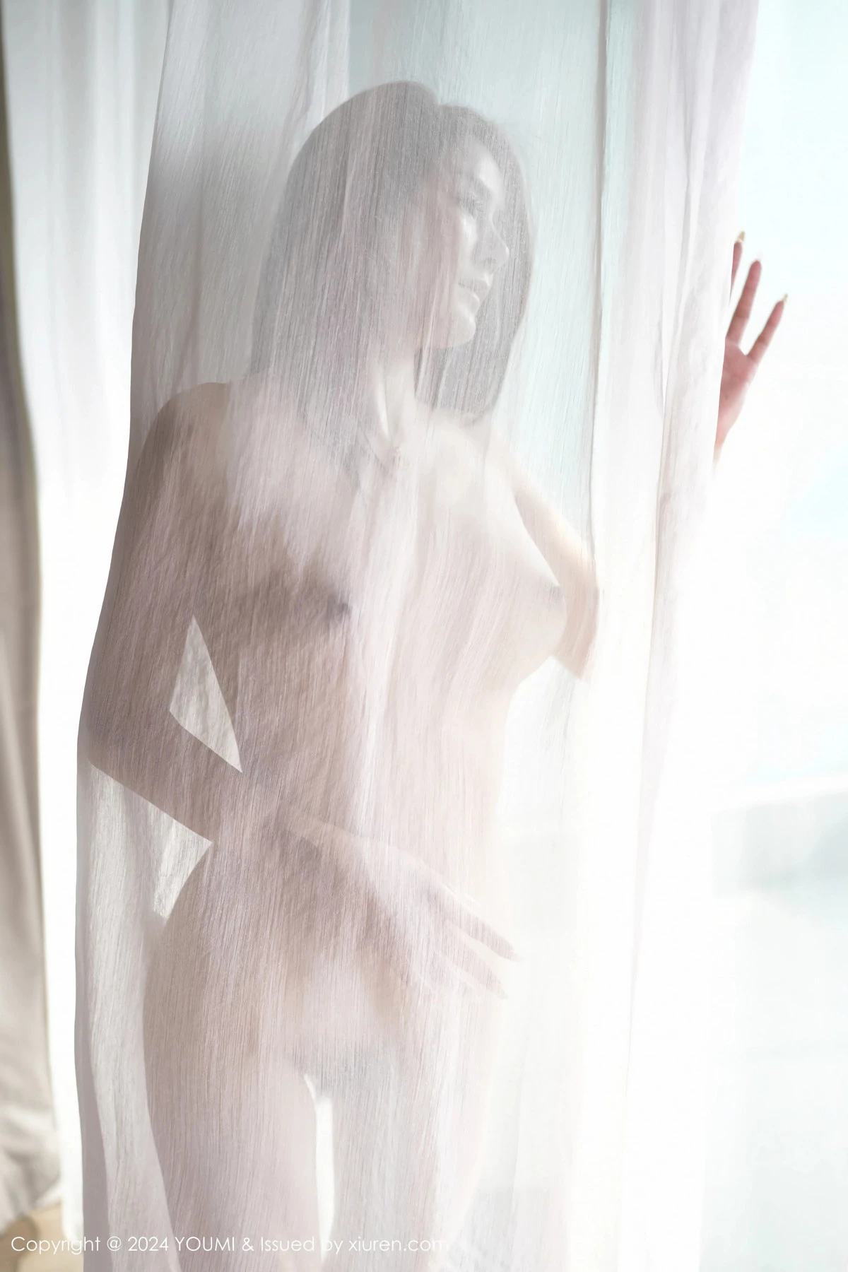 秀人集.com_[YouMi尤蜜荟]Vol.1055_模特菲儿beauty性感紫粉色连体丝袜薄透秀丰乳肥臀惹火诱惑写真75P