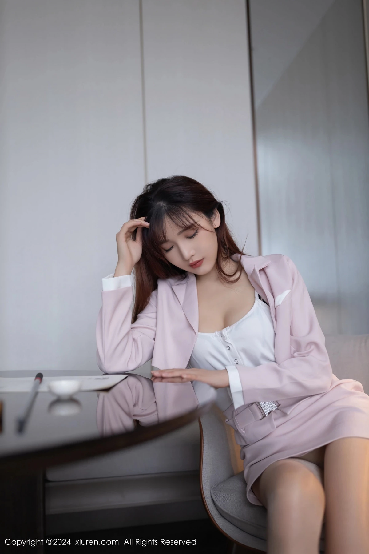 秀人集.com_[XiuRen秀人网]No.8485_模特合集女神唐安琪＆陆萱萱性感学妹制服秀曼妙身姿诱惑写真80P