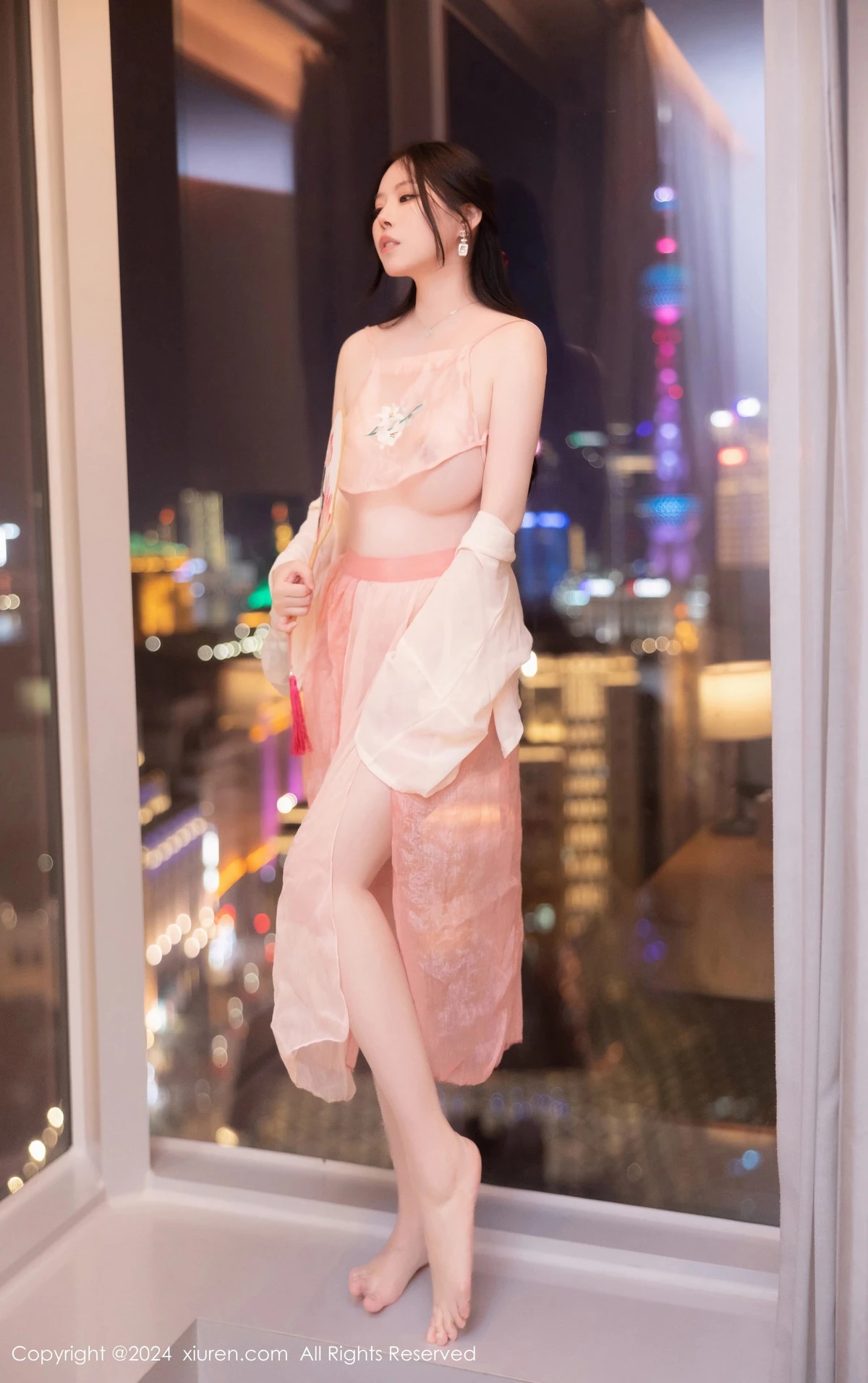 秀人集.com_[XiuRen秀人网]No.8503_模特白茹雪私房性感粉色薄纱古装服饰秀丰腴身材撩人诱惑写真73P