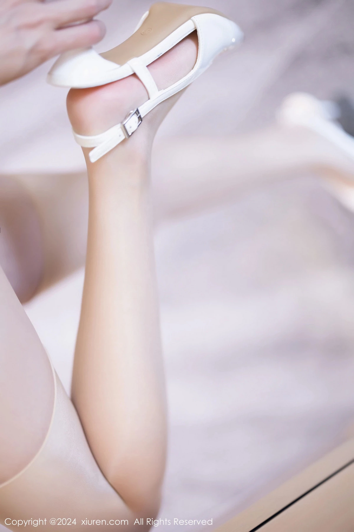 秀人集.com_[XiuRen秀人网]No.8504_模特林星阑性感白色短T配牛仔短裤露黑色蕾丝内衣撩人诱惑写真81P