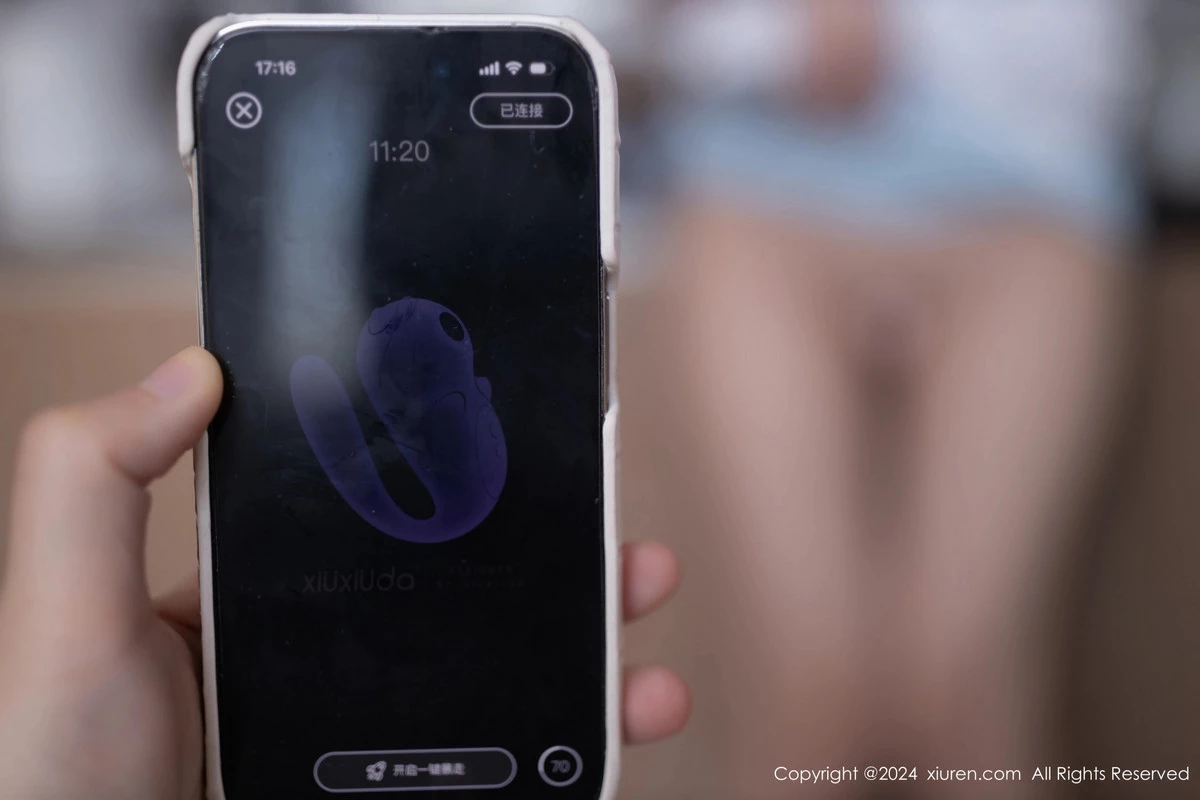 秀人集.com_[XiuRen秀人网]No.8597_模特幼幼性感浅蓝色连衣短裙配超薄肉丝秀完美身材迷人诱惑写真80P