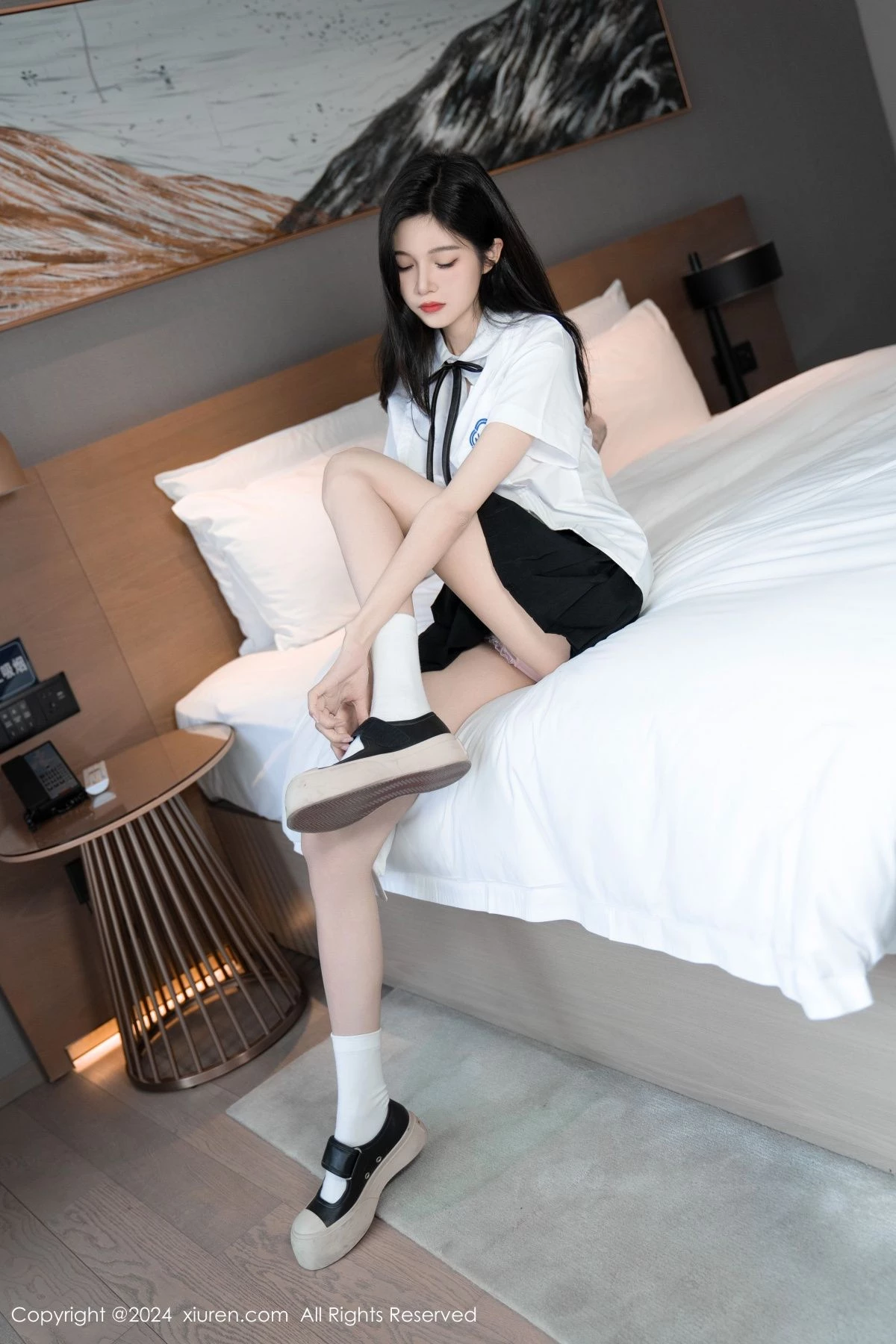 秀人集.com_[XiuRen秀人网]No.8671_模特程程程性感学生制服半脱露粉色内衣秀苗条身材迷人诱惑写真90P