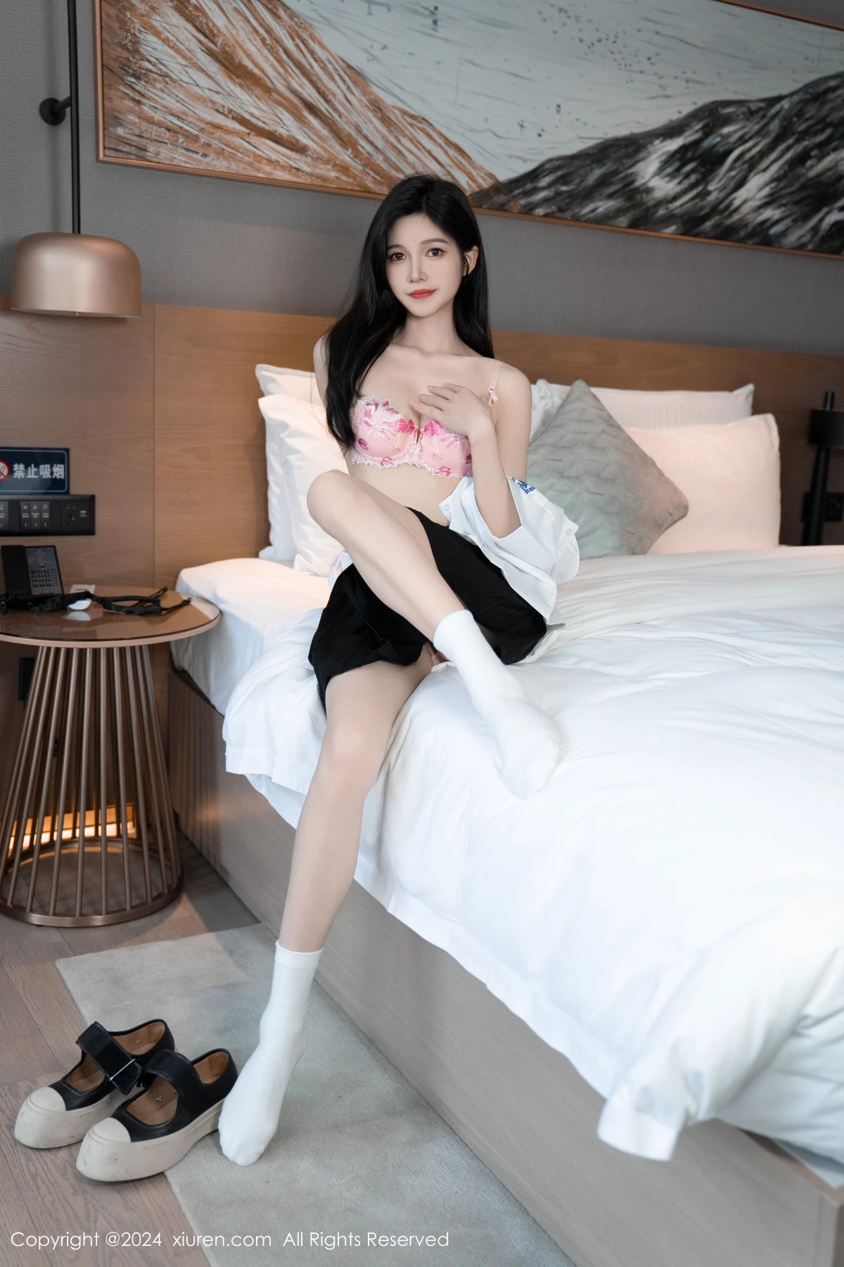 秀人集.com_[XiuRen秀人网]No.8671_模特程程程性感学生制服半脱露粉色内衣秀苗条身材迷人诱惑写真90P