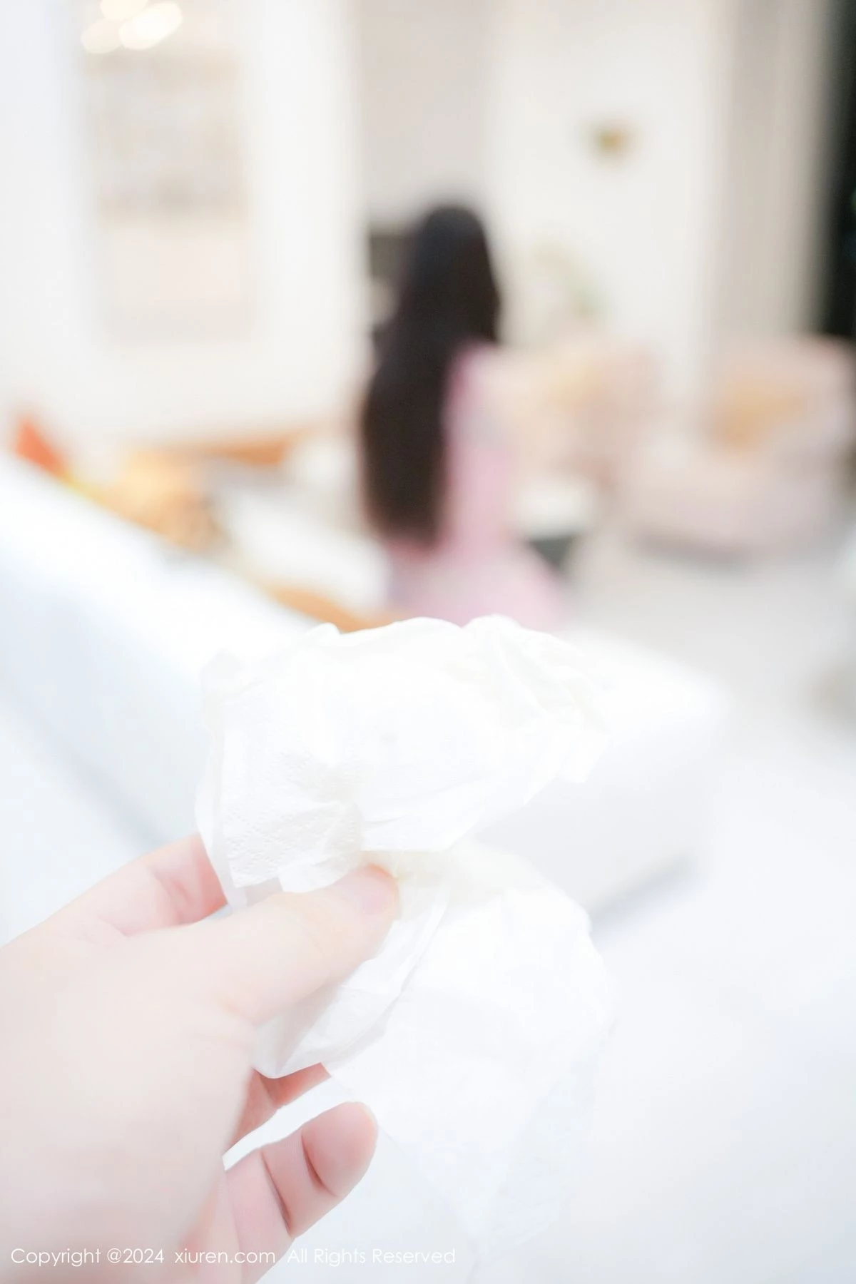 秀人集.com_[XiuRen秀人网]No.8855_模特Erikaki性感浅粉色碎花裙露白色内衣秀完美身材迷人诱惑写真78P