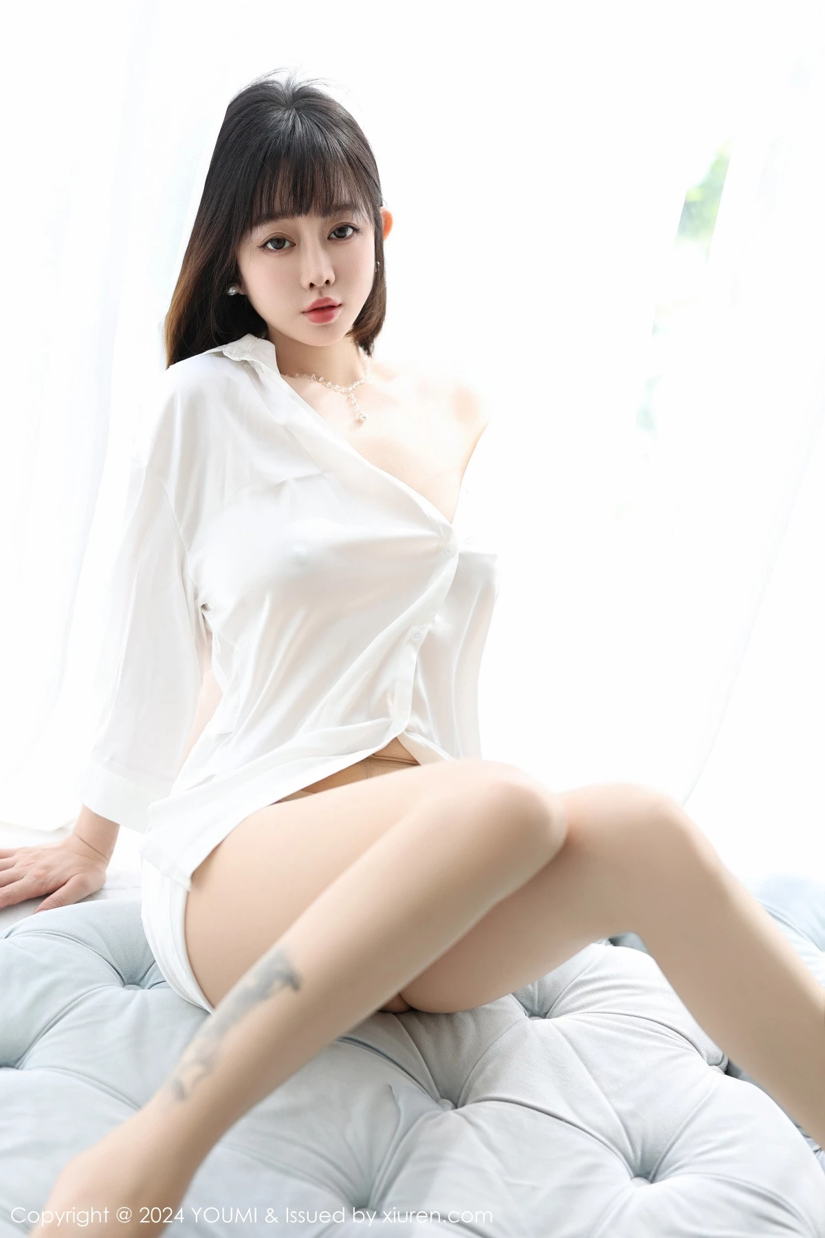 秀人集.com_[YouMi尤蜜荟]Vol.1083_女神王雨纯私房性感白色衬衫配超薄肉丝秀曼妙身姿完美诱惑写真102P