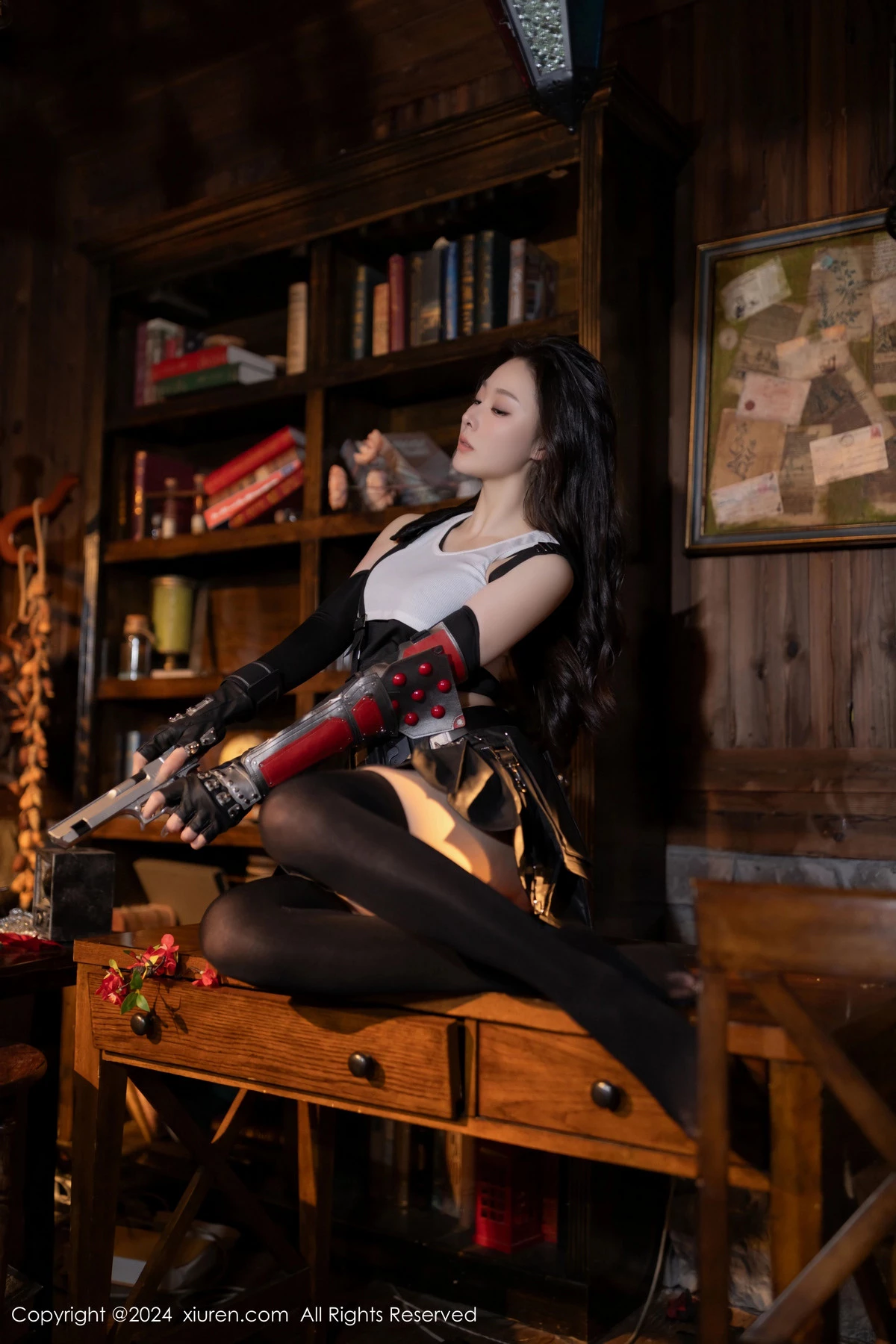 秀人集.com_[XiuRen秀人网]No.8953_模特小逗逗性感黑色短裙露情趣吊带配黑丝袜秀曼妙身姿诱惑写真80P