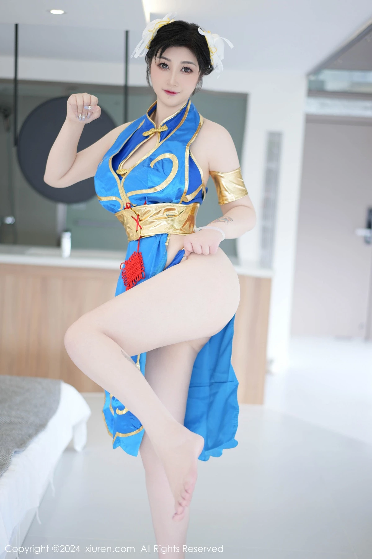 秀人集.com_[XiuRen秀人网]No.8886_女神妲己_Toxic性感蓝色造型服饰露蓝色内衣秀丰满身材诱惑写真73P