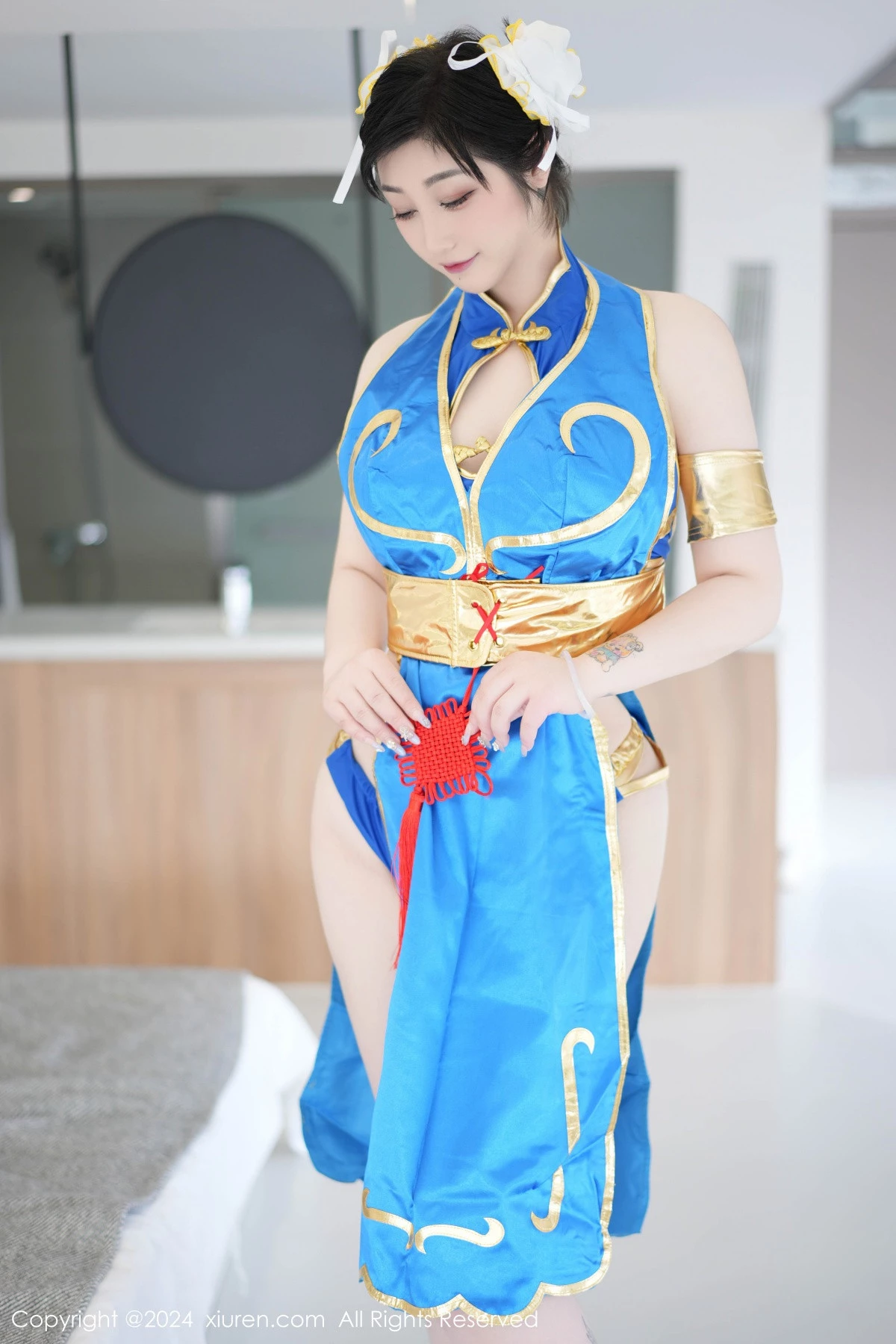 秀人集.com_[XiuRen秀人网]No.8886_女神妲己_Toxic性感蓝色造型服饰露蓝色内衣秀丰满身材诱惑写真73P