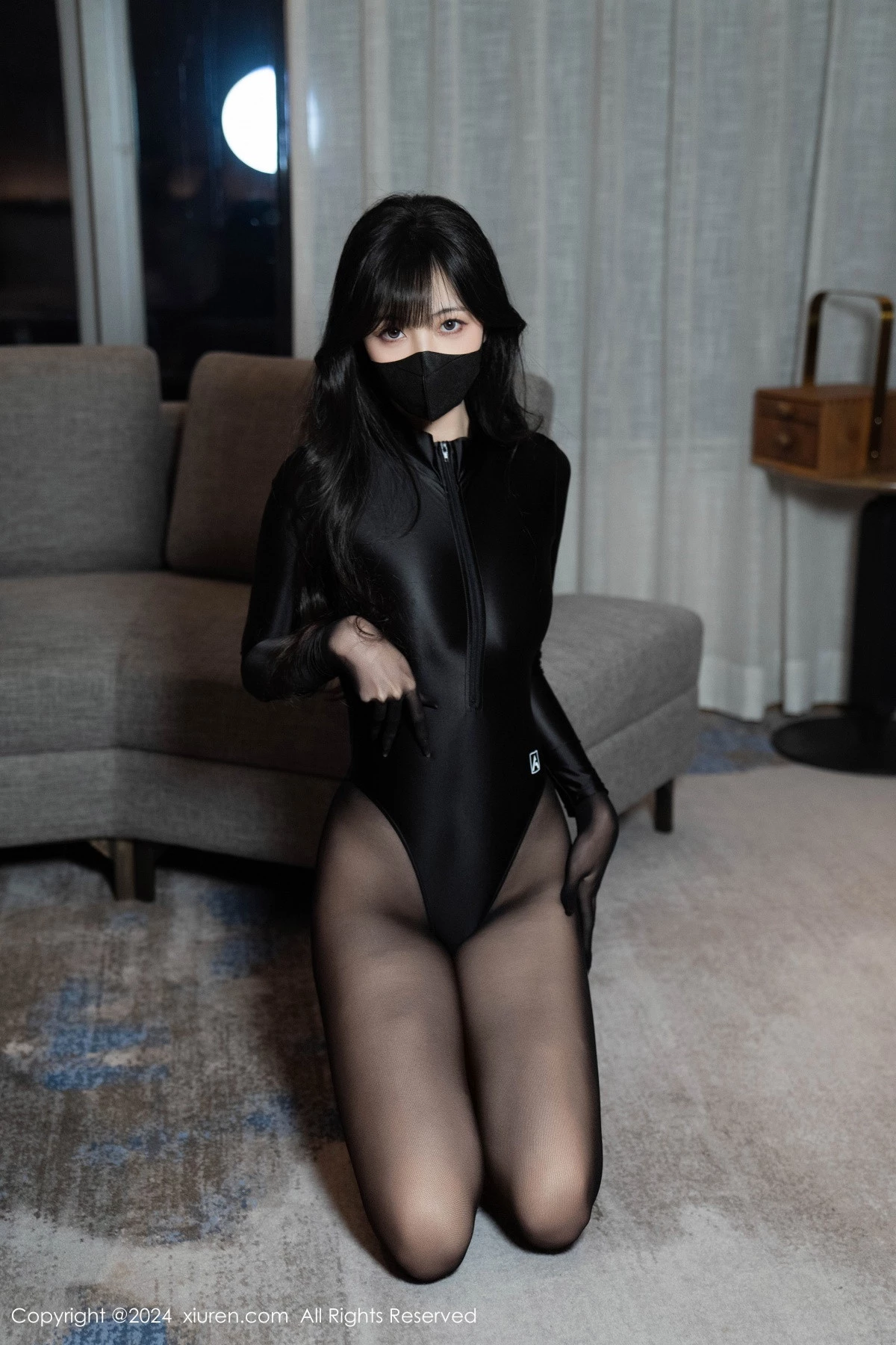 秀人集.com_[XiuRen秀人网]No.9109_模特林星阑性感黑色高叉连体衣配超薄黑丝秀曼妙身姿诱惑写真86P