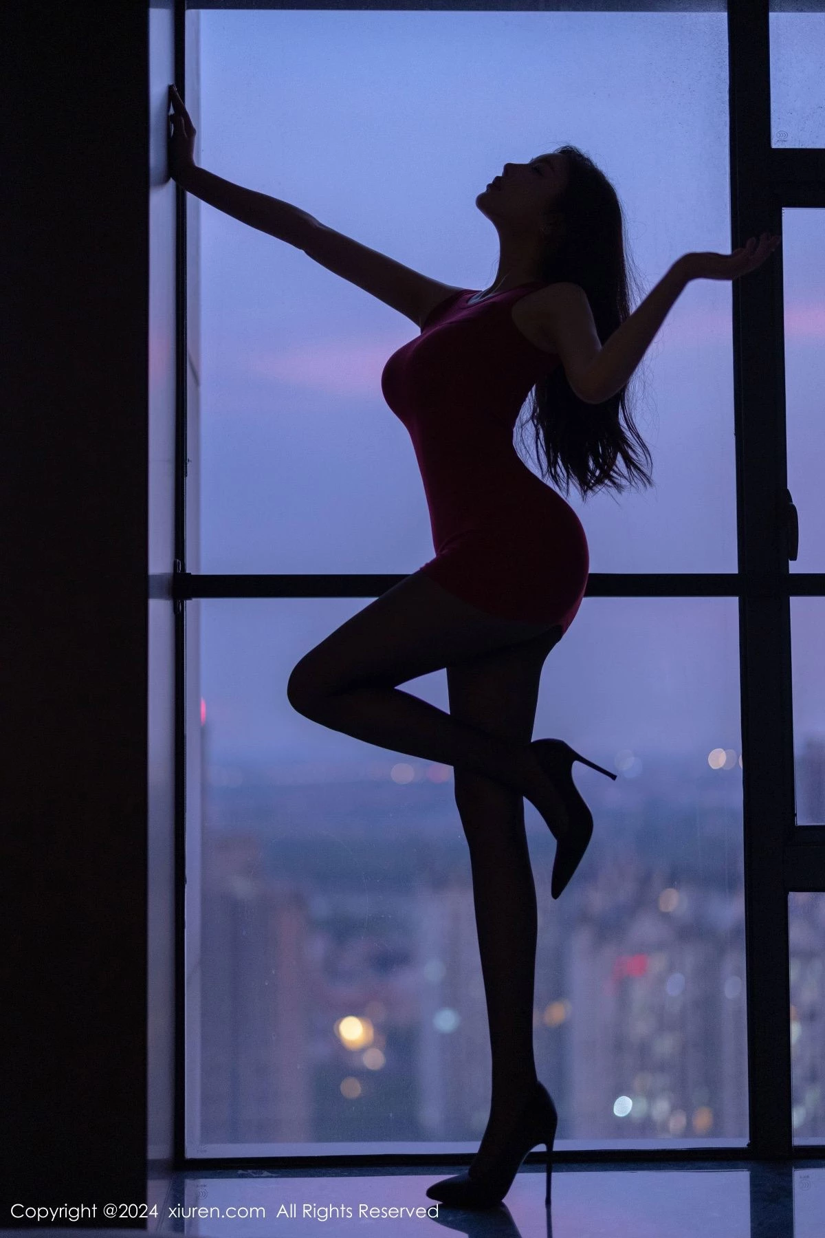 秀人集.com_[XiuRen秀人网]No.9123_女神杨晨晨Yome红色连衣短裙+红色情趣服饰秀丰腴身材诱惑写真83P