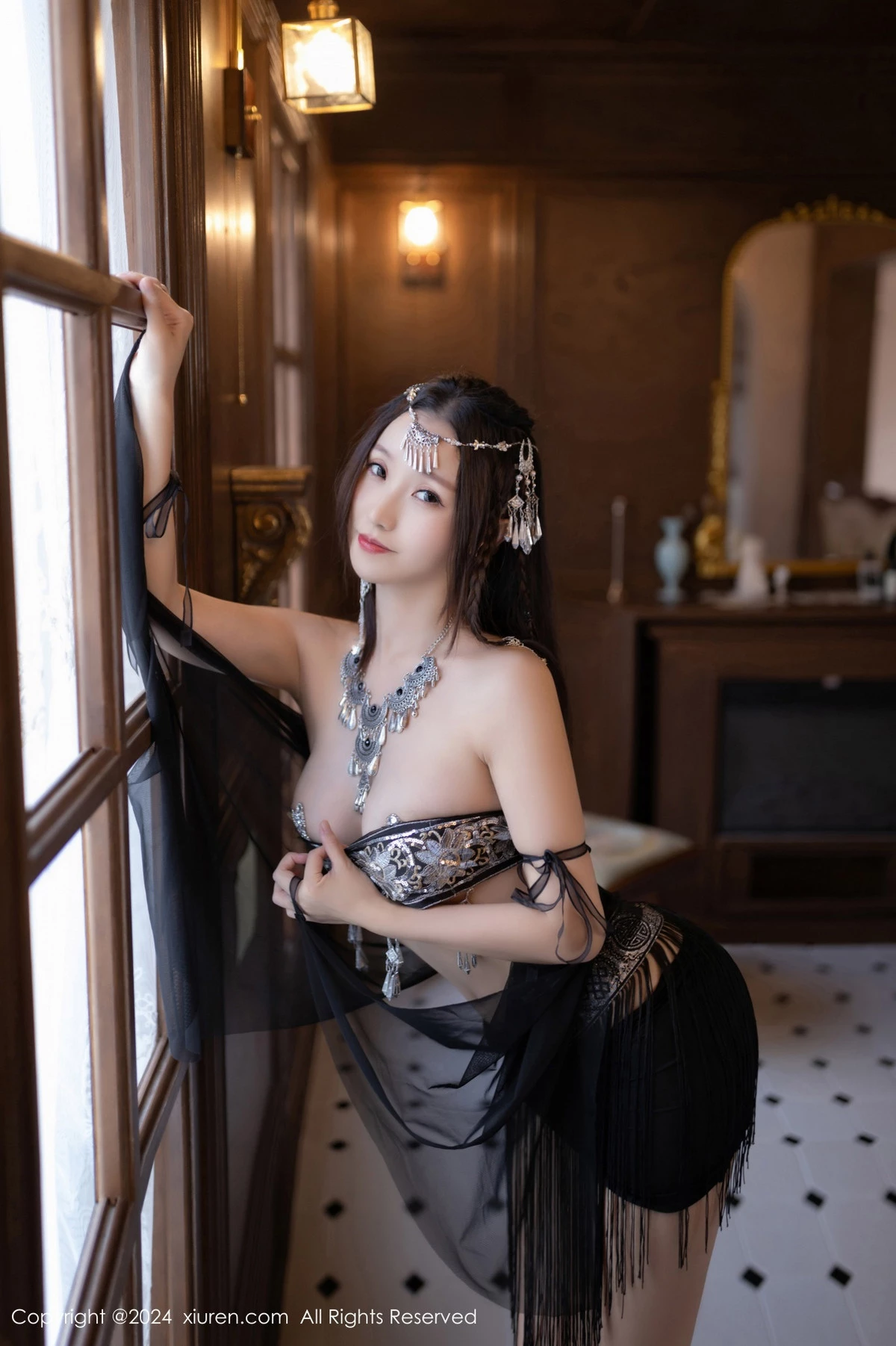 秀人集.com_[XiuRen秀人网]No.9172_模特杏子Yada性感黑色轻透服饰露情趣内衣秀曼妙身姿诱惑写真81P