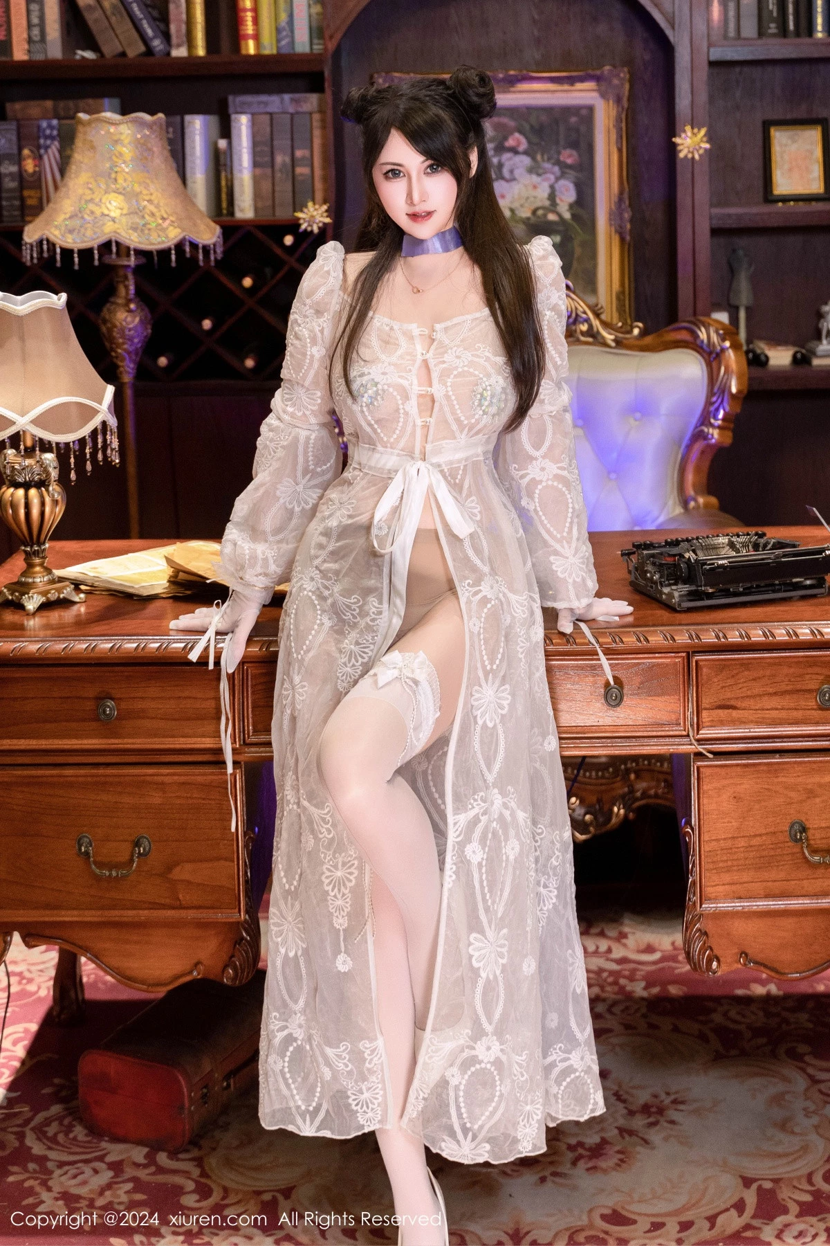 秀人集.com_[XiuRen秀人网]No.9214_模特诗诗kiki私房性感白色蕾丝裙配超薄肉丝秀完美身材诱惑写真116P