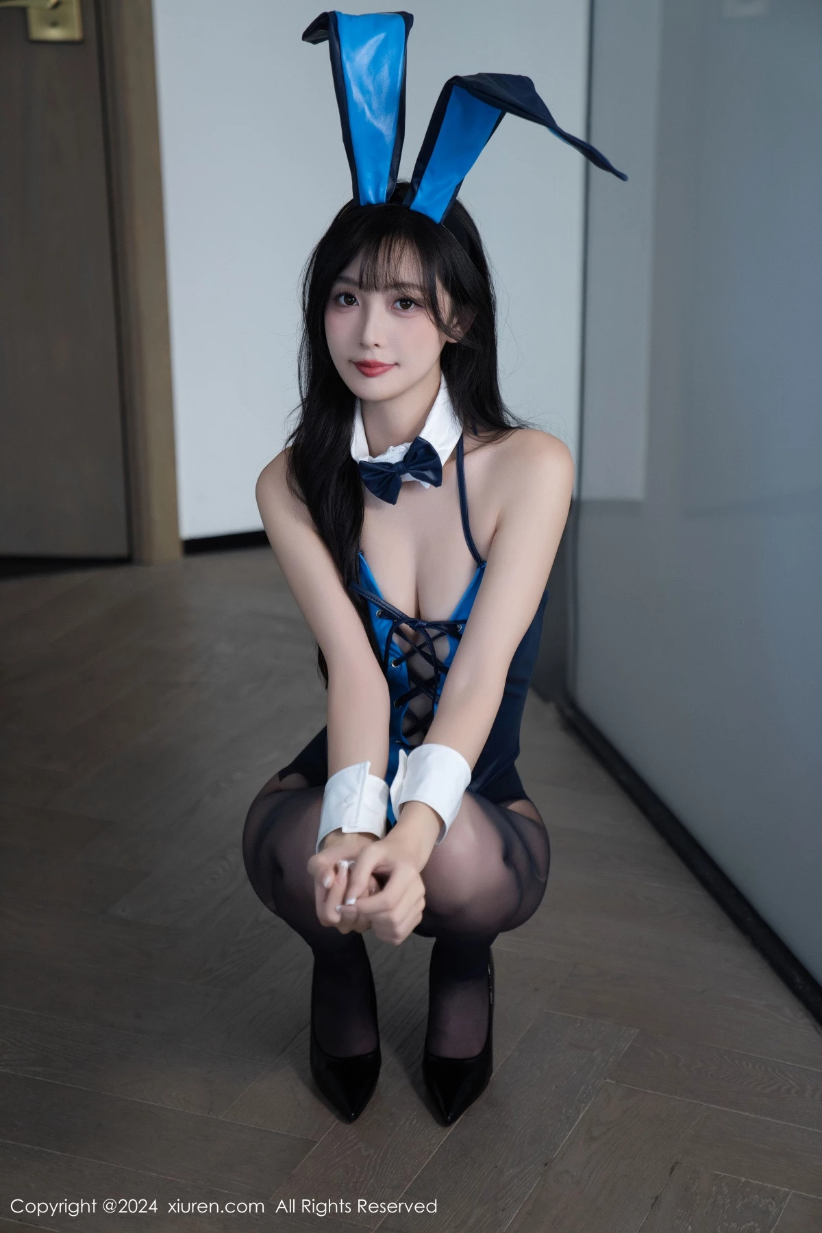 秀人集.com_[XiuRen秀人网]No.9237_模特林星阑性感蓝兔子装扮配超薄黑丝秀曼妙身姿迷人诱惑写真107P