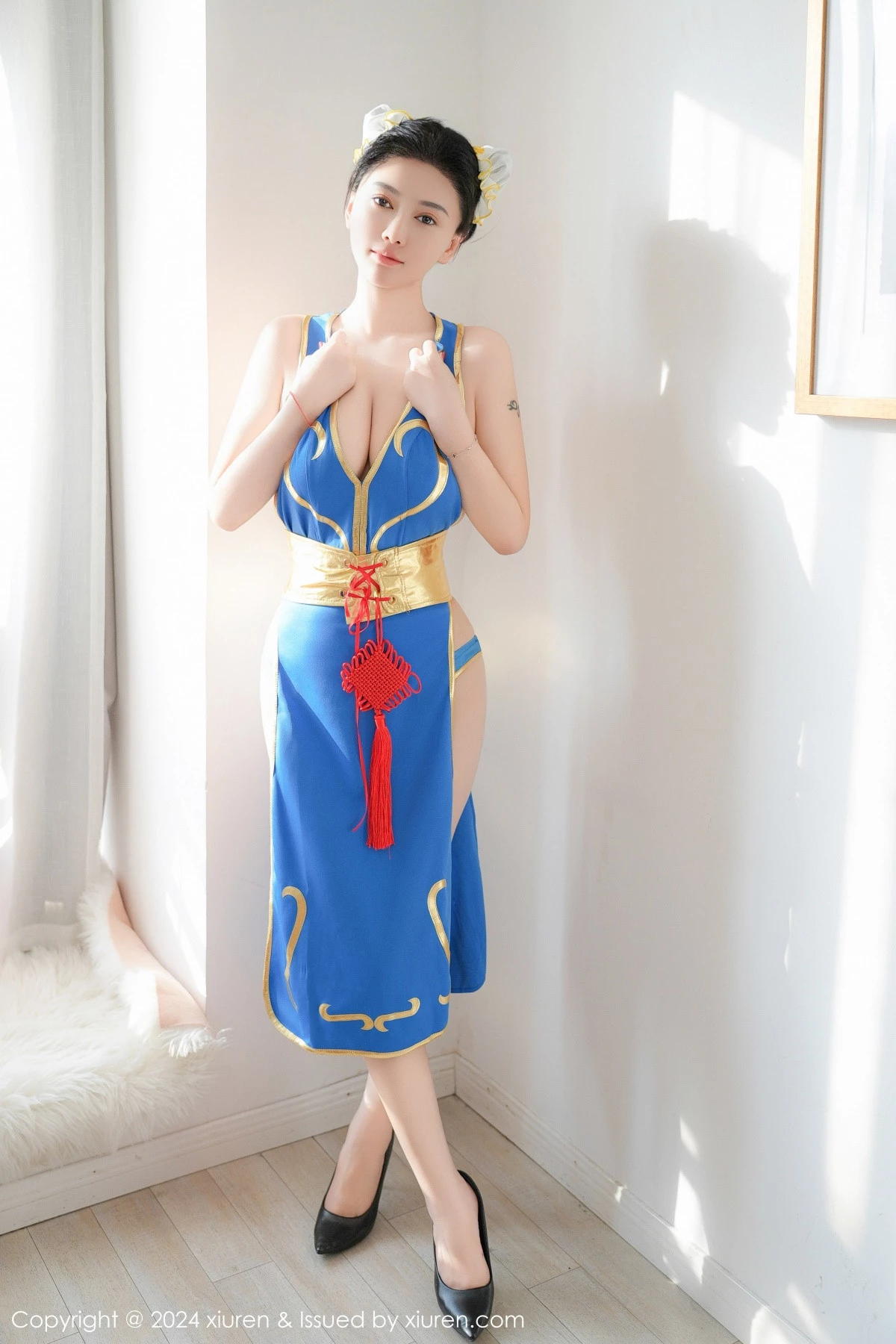 秀人集.com_[XiuRen秀人网]No.9252_模特雅茹老师性感蓝色COSPLAY服饰秀白嫩柔美身姿诱惑写真61P