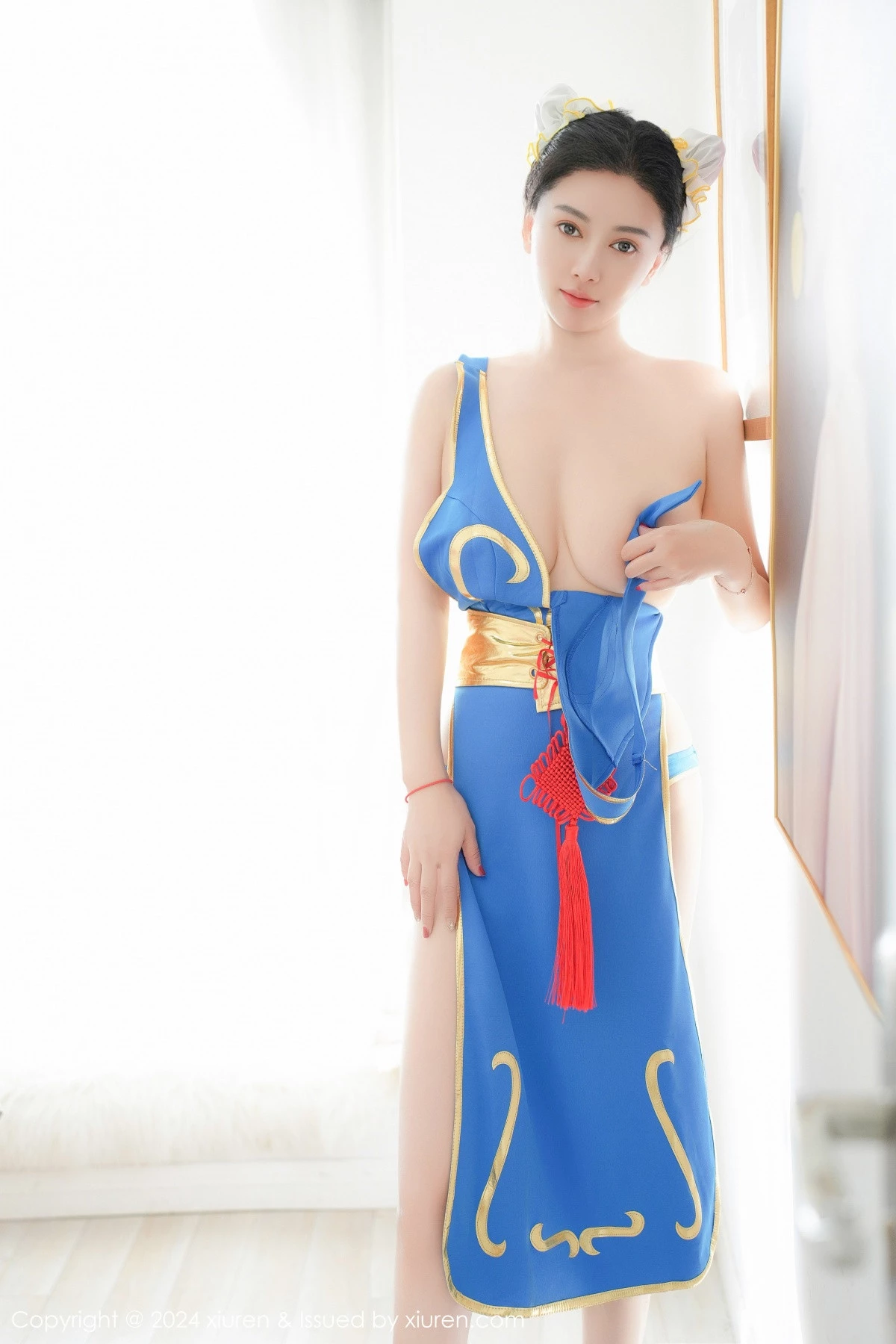 秀人集.com_[XiuRen秀人网]No.9252_模特雅茹老师性感蓝色COSPLAY服饰秀白嫩柔美身姿诱惑写真61P