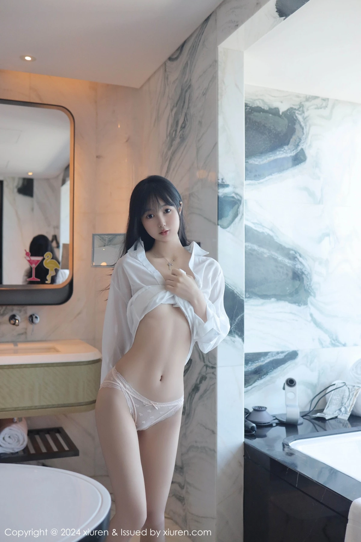 秀人集.com_[XiuRen秀人网]No.9251_新人模特林好好私房浴室性感白色衬衣半脱秀曼妙身姿诱惑写真67P