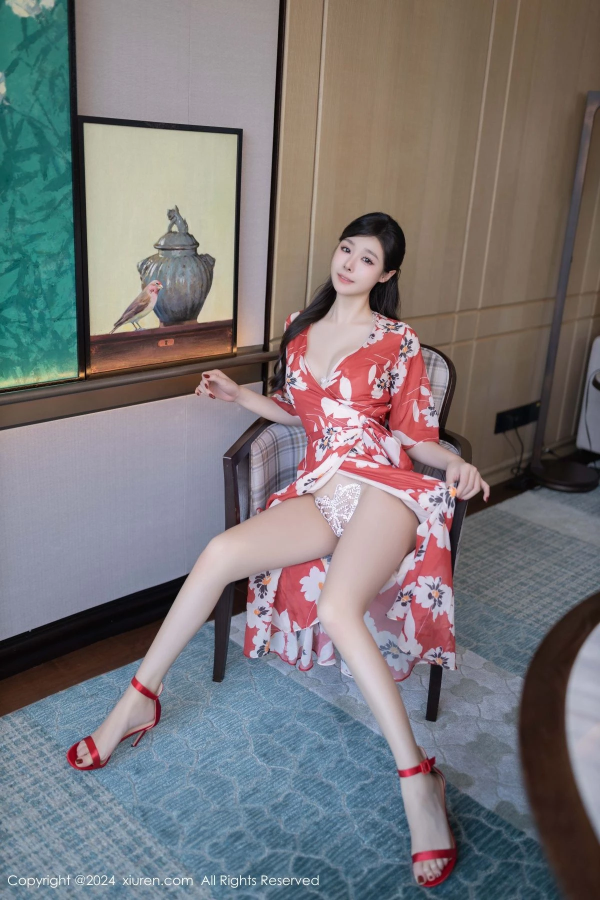 秀人集.com_[XiuRen秀人网]No.9270_模特小逗逗性感花朵连衣裙露白色情趣内衣秀曼妙身姿诱惑写真80P