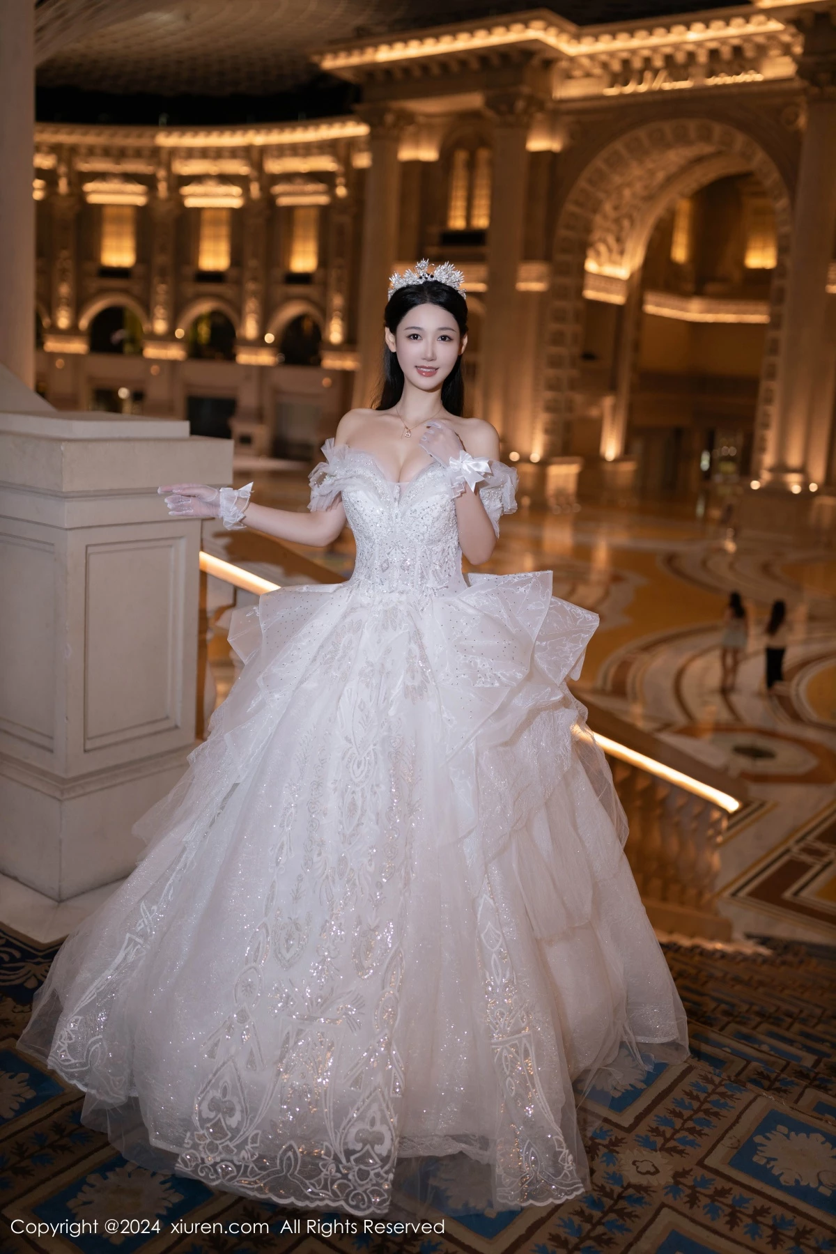 秀人集.com_[XiuRen秀人网]No.9283_模特唐安琪性感白色婚纱露白色内衣配超薄肉丝秀美腿诱惑写真86P