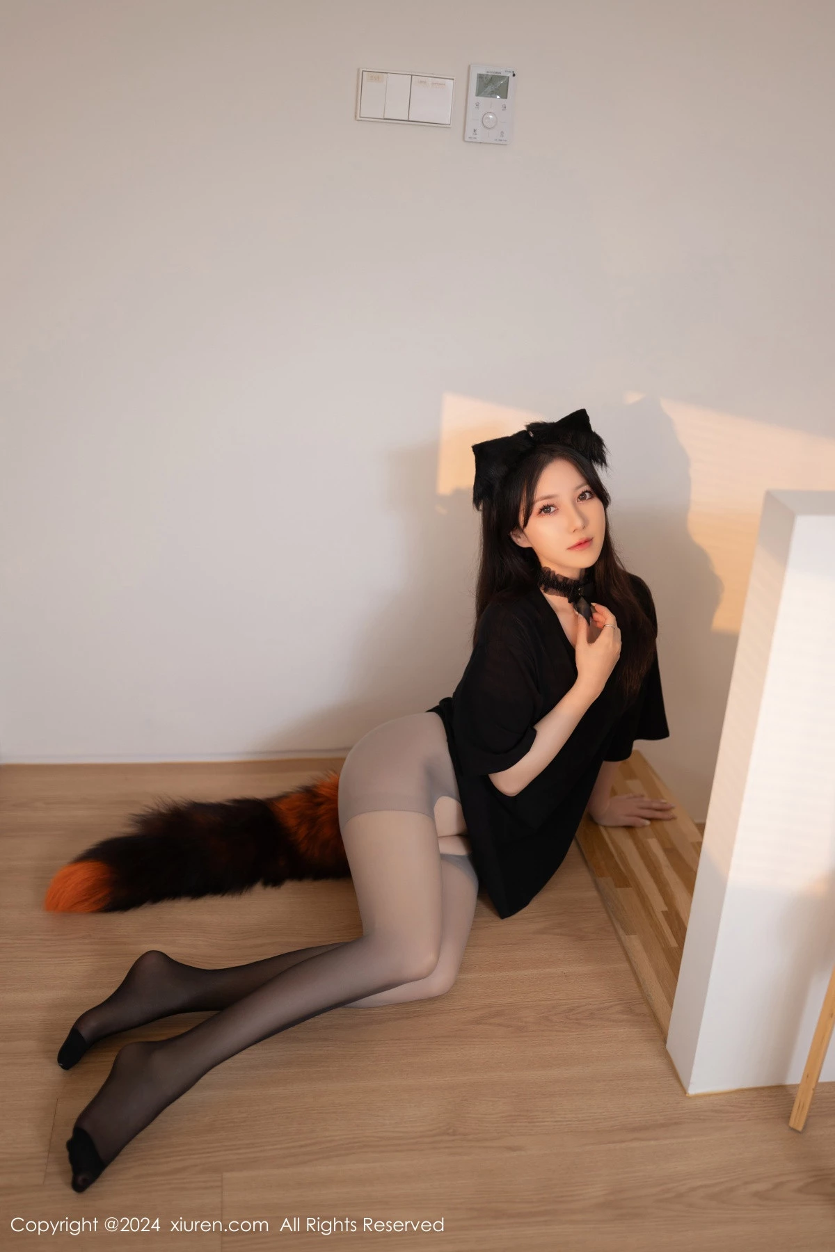 秀人集.com_[XiuRen秀人网]No.9314_模特鱼子酱Fish性感狐狸装扮露超薄黑丝秀曼妙身姿撩人诱惑写真80P