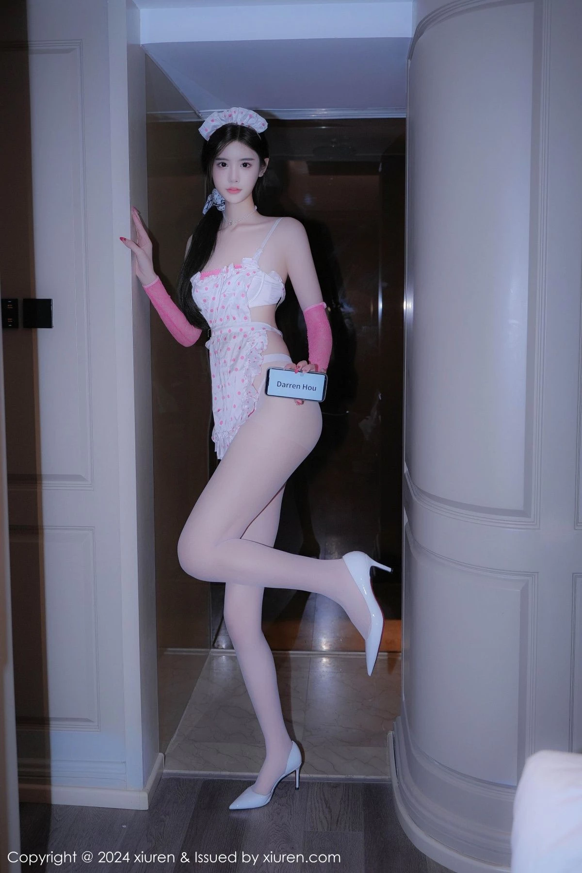 秀人集.com_[XiuRen秀人网]No.9312_模特Erikaki私房性感粉白色服饰配超薄白丝秀曼妙身姿诱惑写真80P