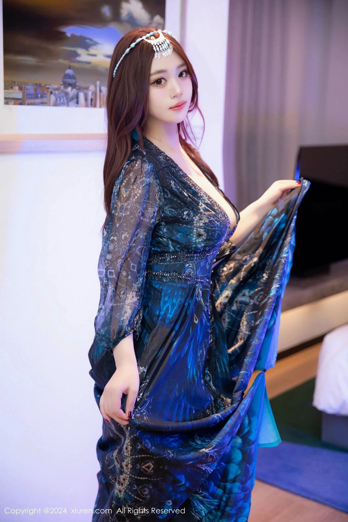 秀人集.com_[XiuRen秀人网]No.9403_模特蛋蛋宝性感异域风情服露蕾丝内衣配开档黑丝秀翘臀诱惑写真78P