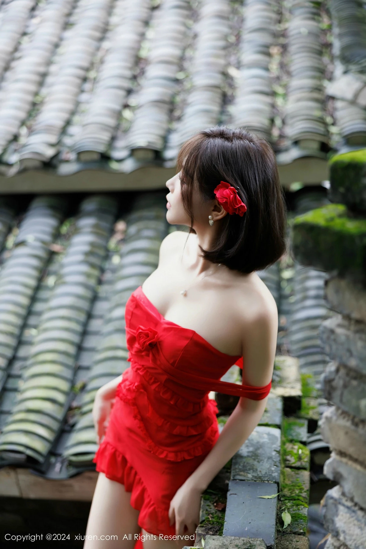 秀人集.com_[XiuRen秀人网]No.9449_女神徐莉芝Booty红色连衣裙露蕾丝情趣内衣秀曼妙身姿诱惑写真101P