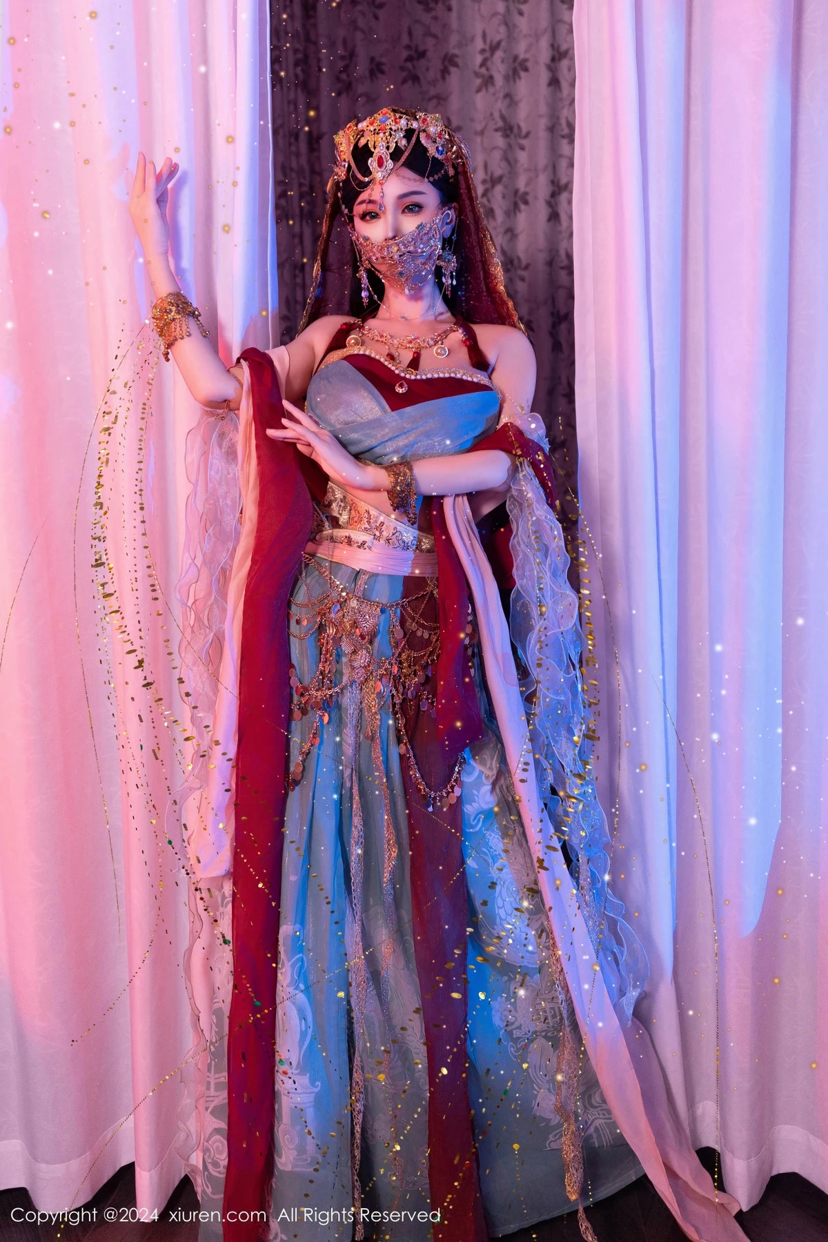 秀人集.com_[XiuRen秀人网]No.9585_新人模特不吃冰淇淋异域风情女郎性感情趣服饰秀火辣身材诱惑写真85P