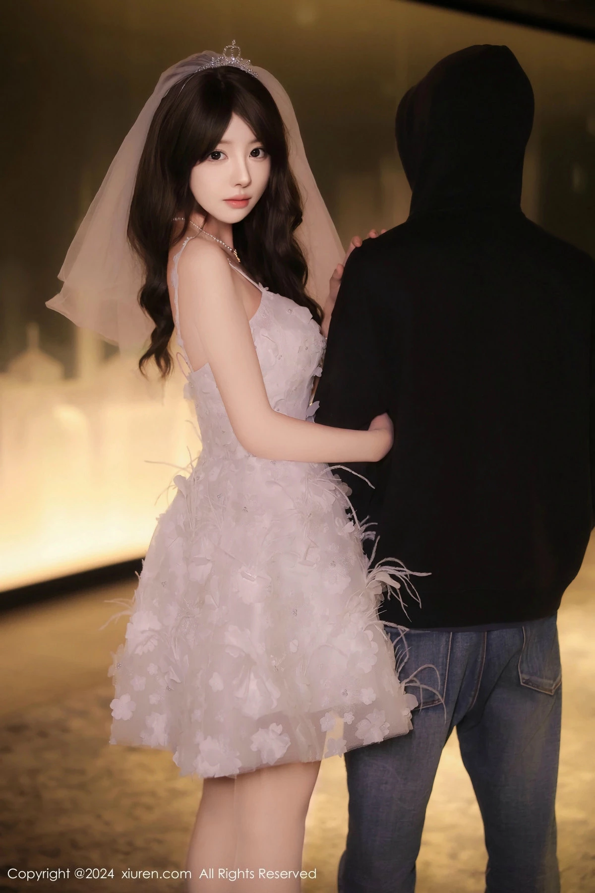 秀人集.com_[XiuRen秀人网]No.9601_模特桃妖夭性感白色婚纱露白色内衣配超薄肉丝秀曼妙身姿诱惑写真77P