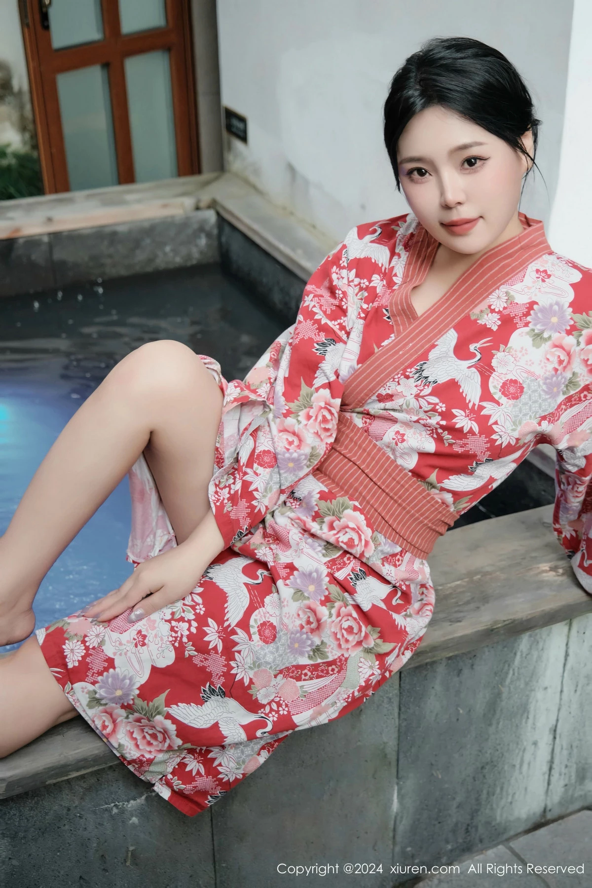 秀人集.com_[XiuRen秀人网]No.9687_模特麦田温泉场景性感花色连衣裙半脱秀曼妙身姿惹火诱惑写真77P