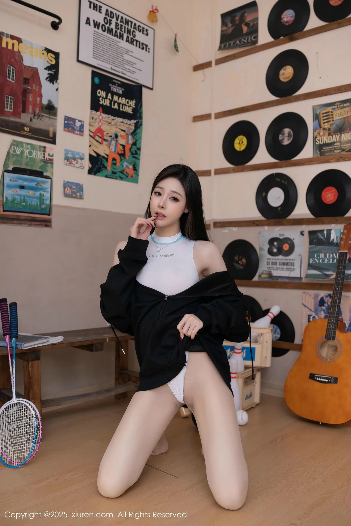 秀人集.com_[XiuRen秀人网]No.9707_模特小逗逗性感白色高叉连体衣配超薄肉丝秀曼妙身材诱惑写真80P