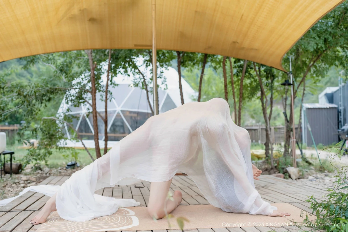 秀人集.com_[XINGYAN星颜社]VOL.298_模特清妙户外性感白色轻透薄纱透视秀诱人胴体火辣诱惑写真80P